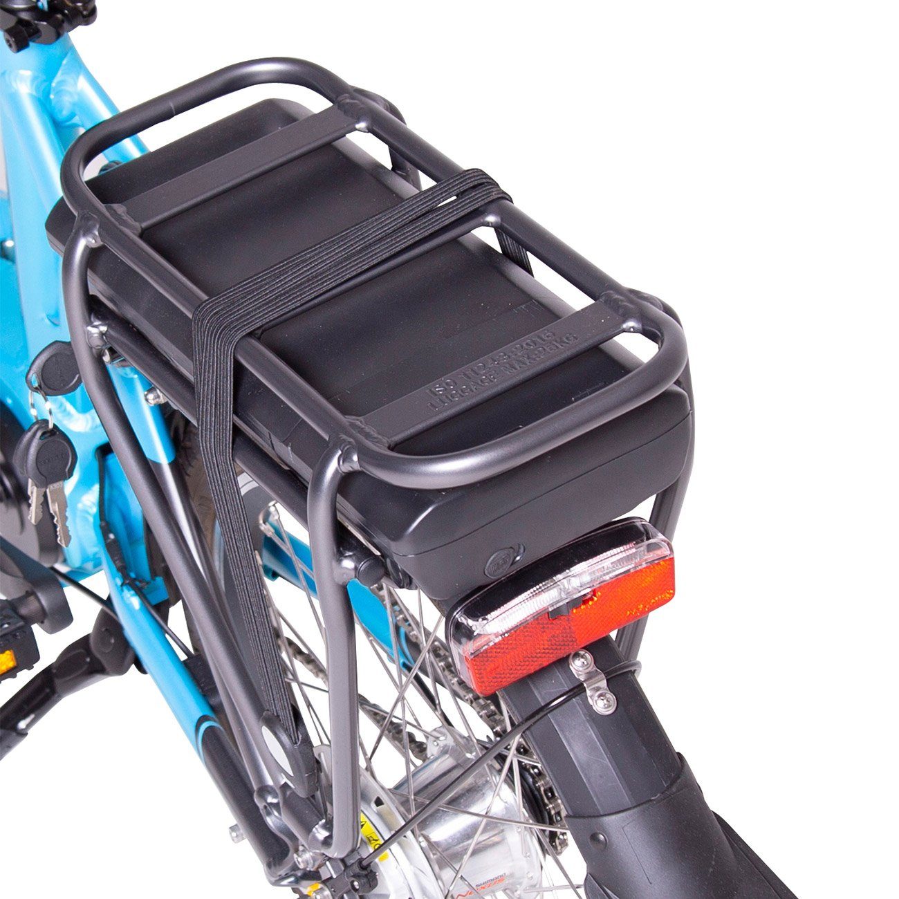 aktivelo Faltrad Komfort E-Bike Akku 10400 mAh (36 V, 1 St), Lithium-Ionen-Akku