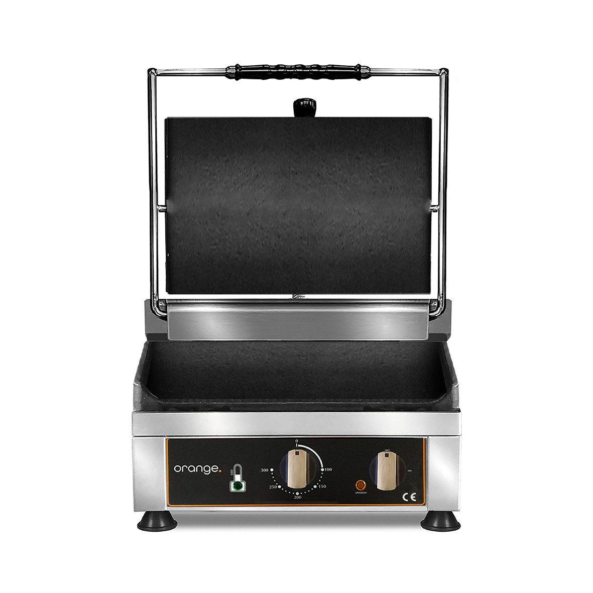 Orange Kontaktgrill Kontaktgrill oben & unten glatt, 2 W