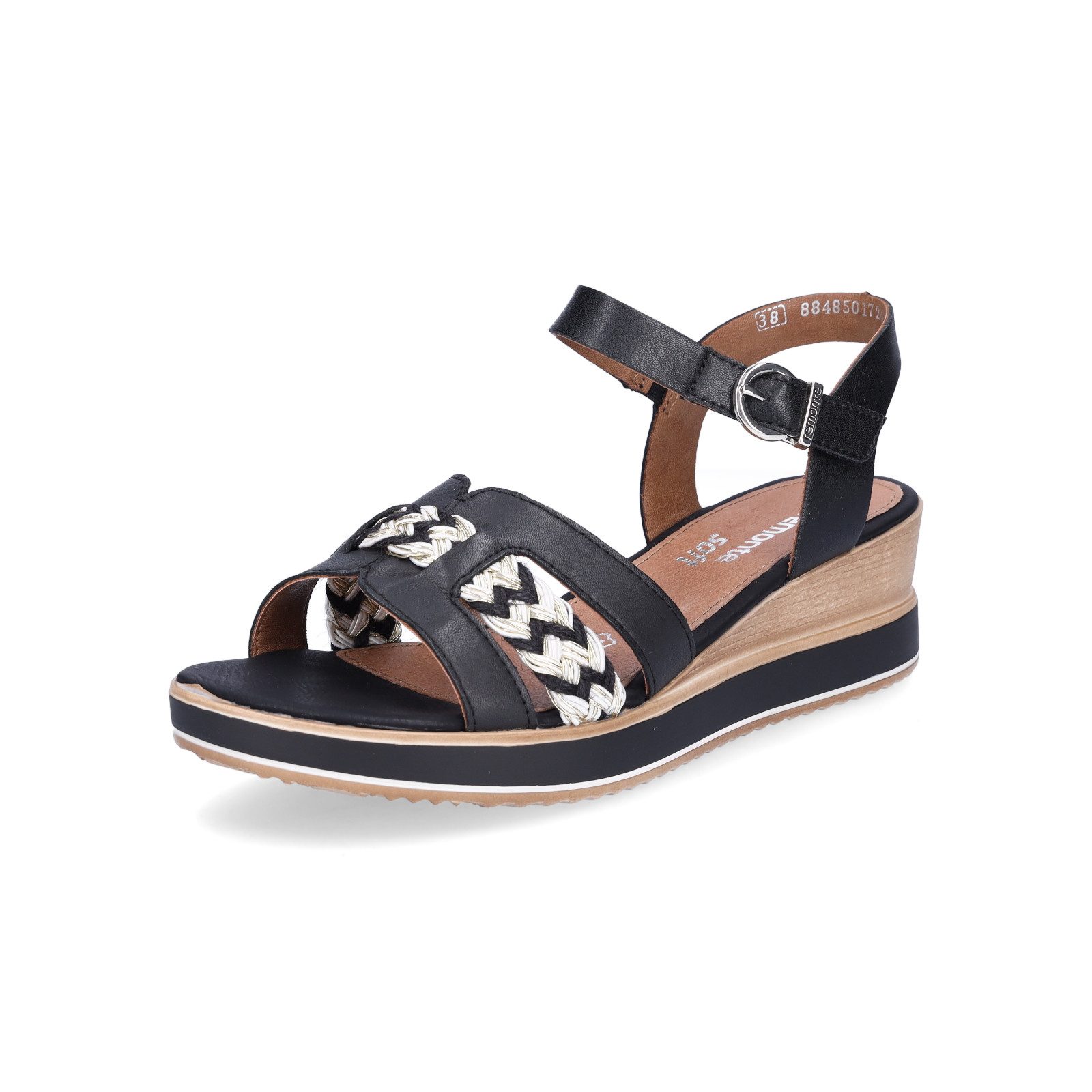 Remonte Remonte Damen Sandalette schwarz Sandale günstig online kaufen