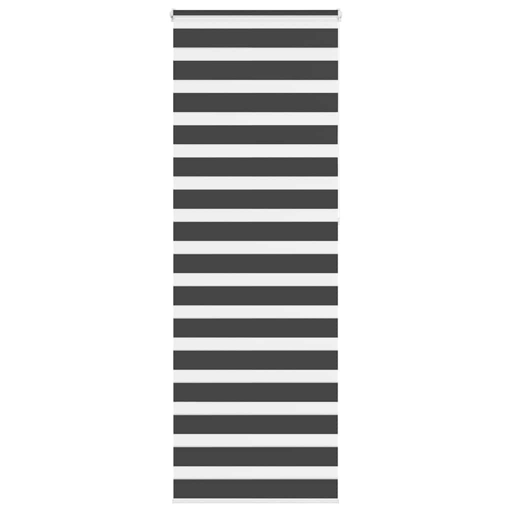 Rollo Doppelrollo Schwarz 70x230 cm Stoffbreite 65,9 cm Polyester, vidaXL