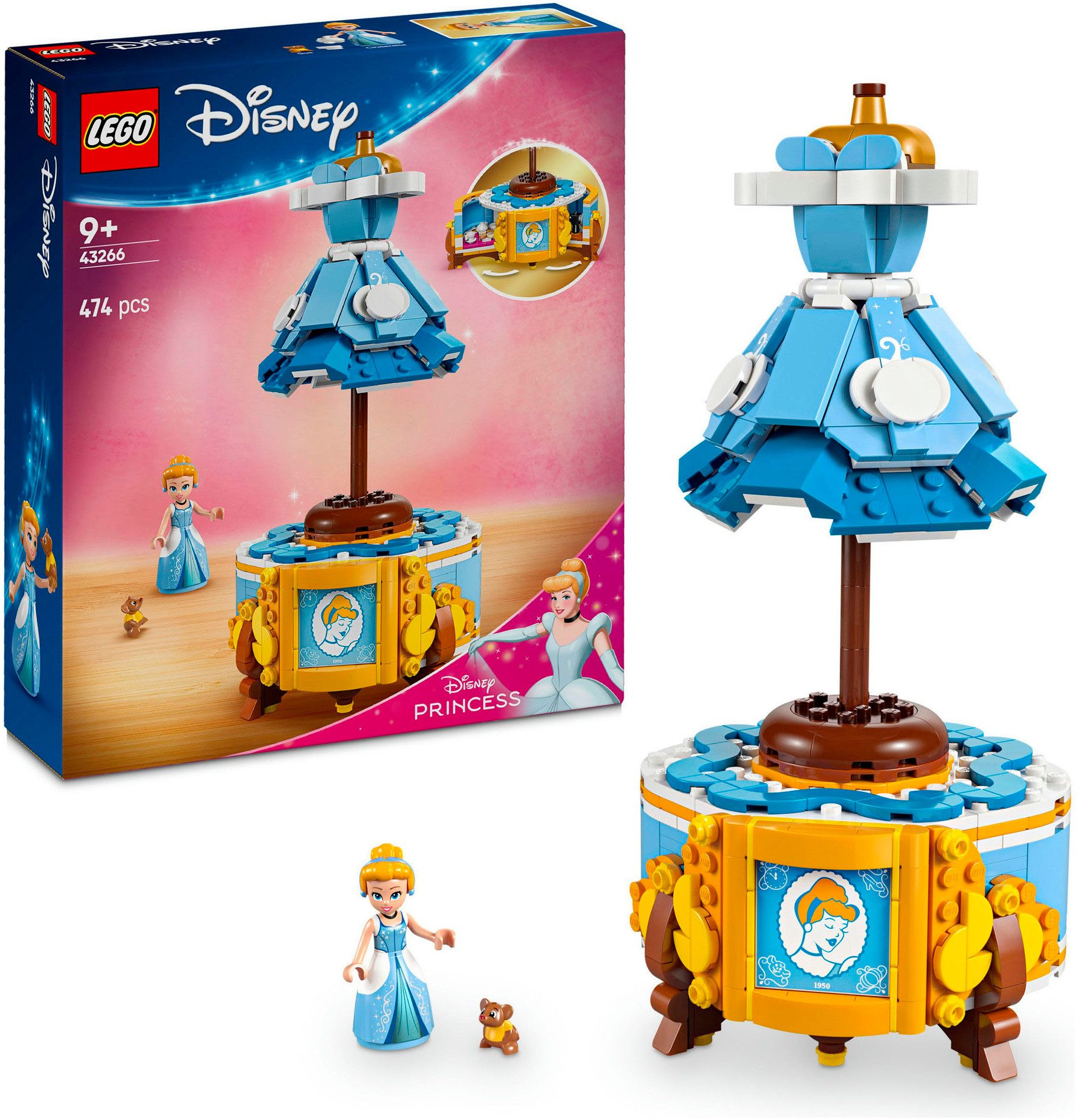 LEGO® Cinderellas Kleid (43266), LEGO® Disney Princess Konstruktionsspielst günstig online kaufen