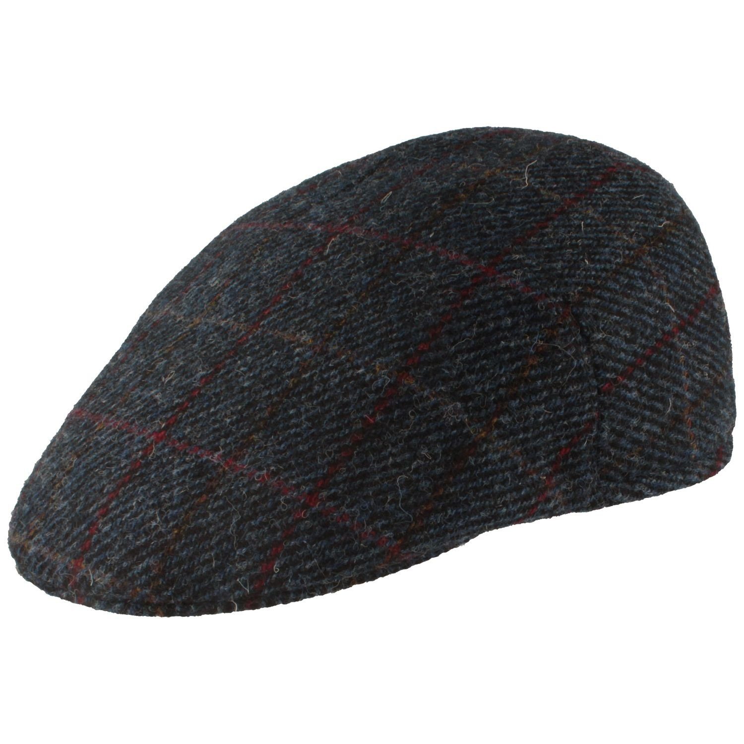 Breiter Schiebermütze Harris-Tweed knautschbare Flatcap Schirmmütze / Hut-B günstig online kaufen