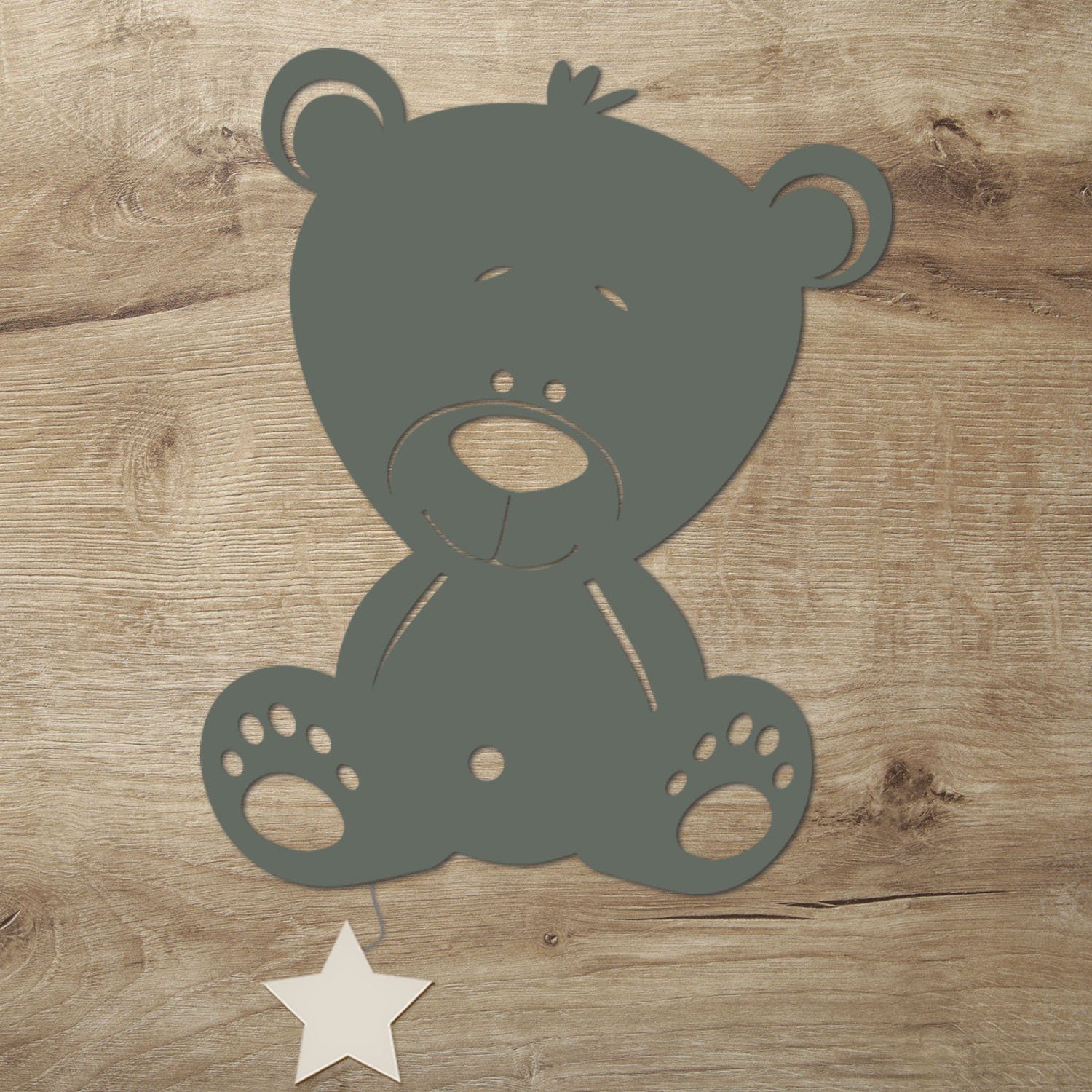 LED Nachtlicht Teddy Bär - Schlaflicht mit Bären Motiv für Kleinkinder