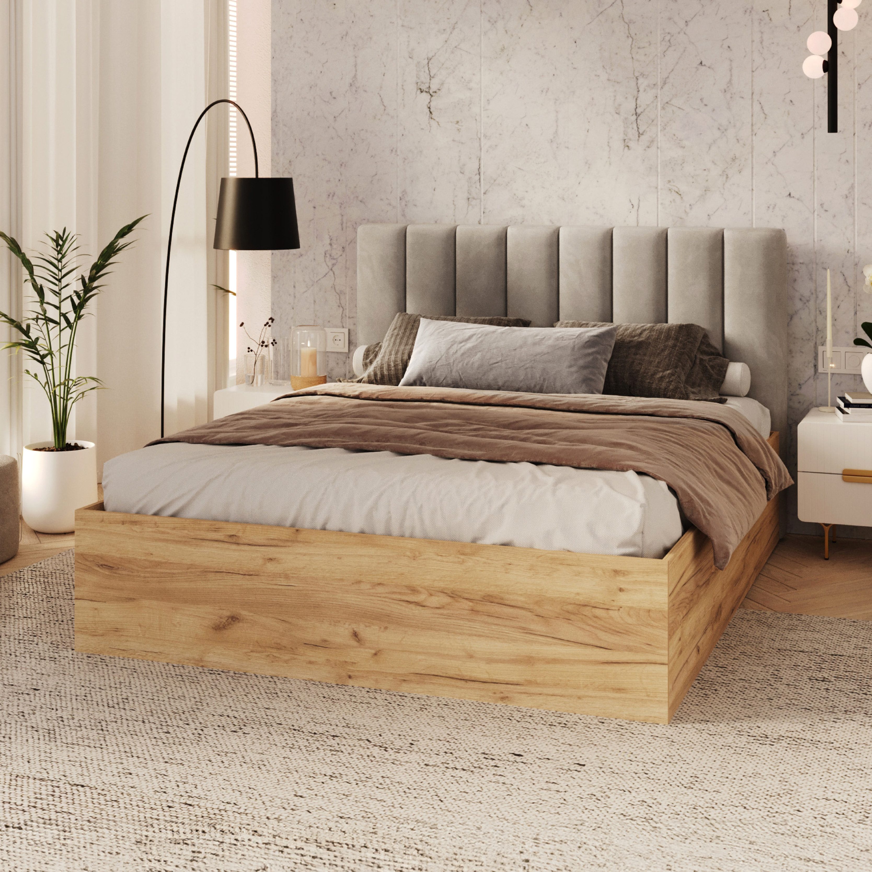 FDM Polsterbett PUERTO (verfügbar 90x200 120x200 140x200 160x200 180x200cm, günstig online kaufen