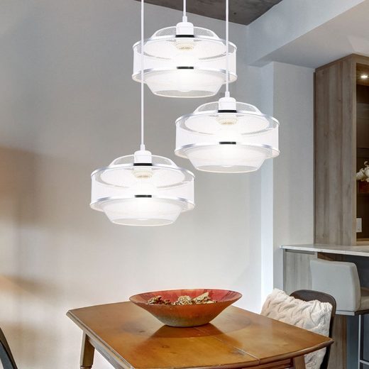 etc-shop Pendelleuchte, Pendelleuchte Deckenlampe Wohnzimmer Hängelampe