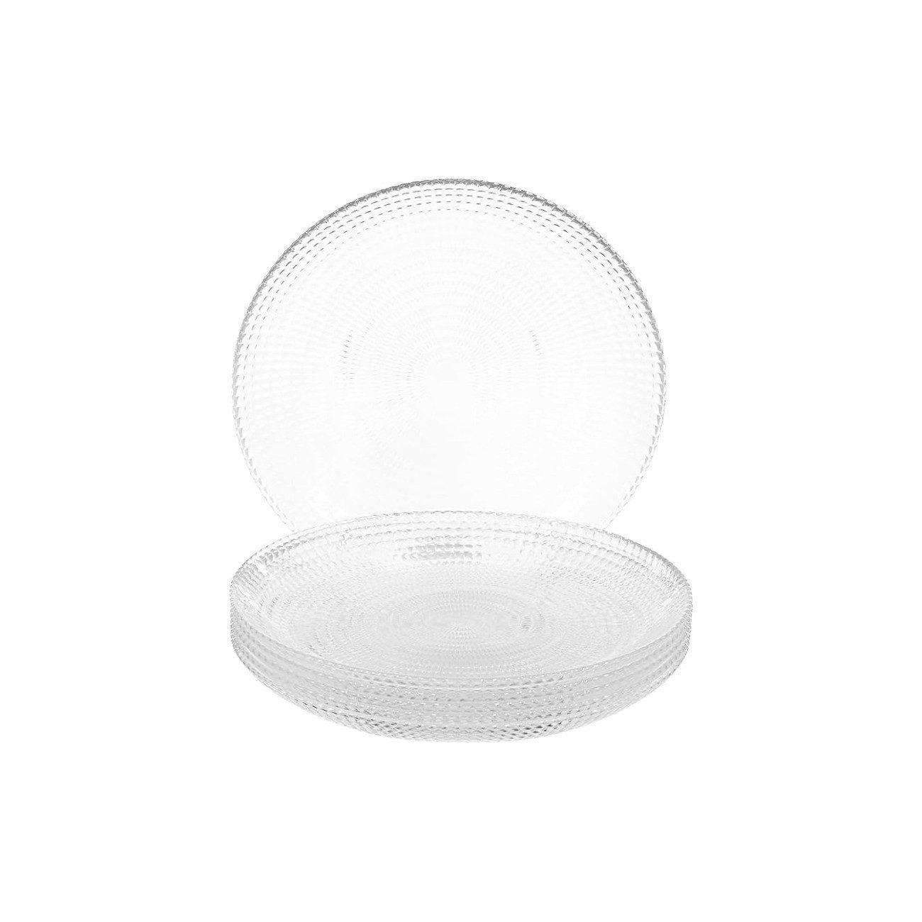 Pasabahce Teller Generation, (6 St), 6er Set aus hochwertigem Glas - ø19 x 2 cm