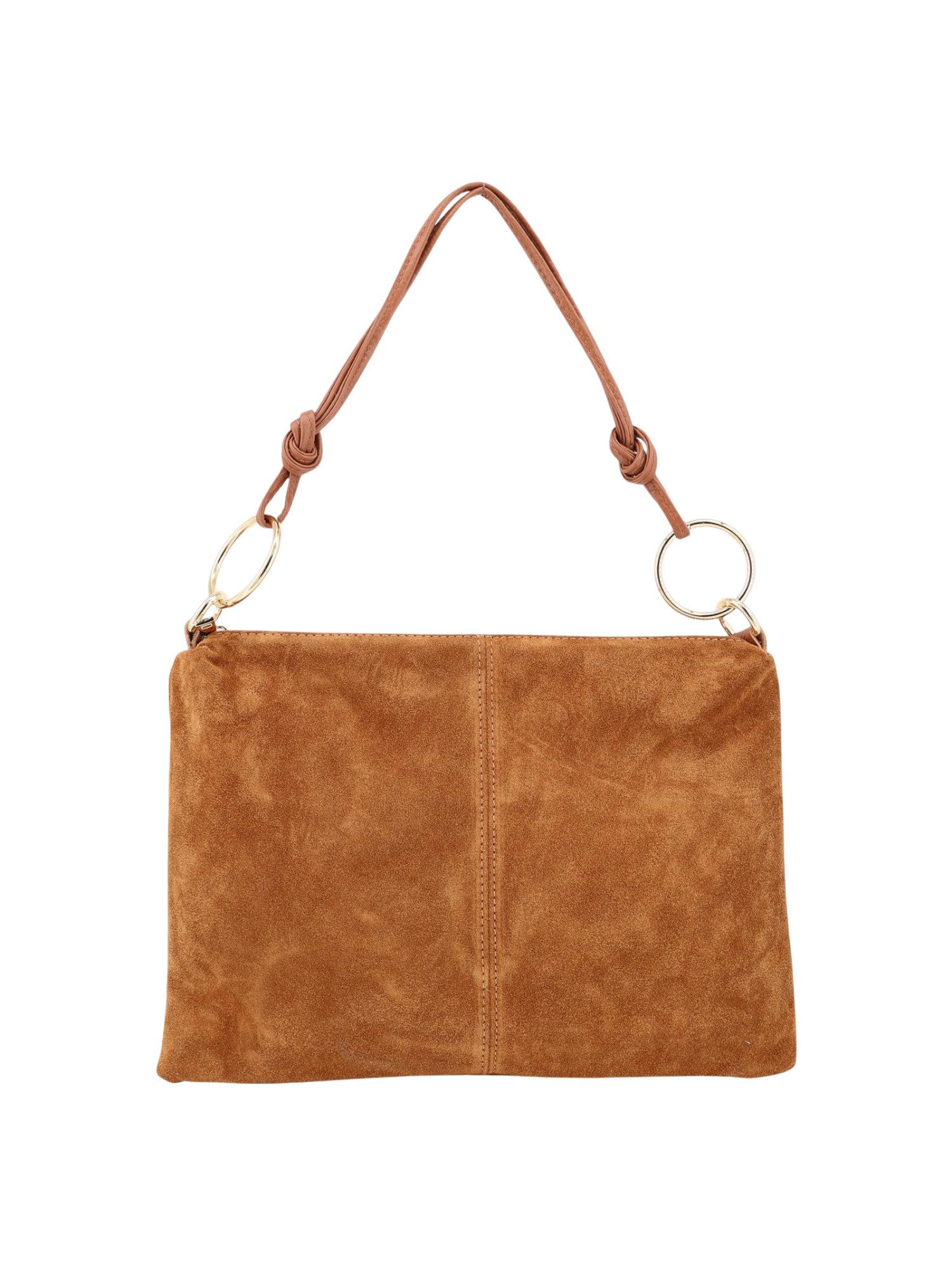 BRISE TASCHE Schultertasche Schultertasche mit Fransen aus Wildleder- Trendiger Alltagsbegleiter (Einzeltasche, 1-teilig)