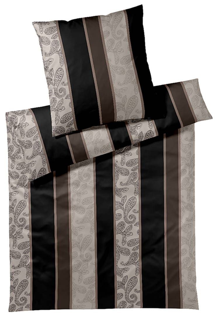 JOOP! Bettwäsche Paisley Stripes, 100% Baumwolle in Comfort-Satin Qualität