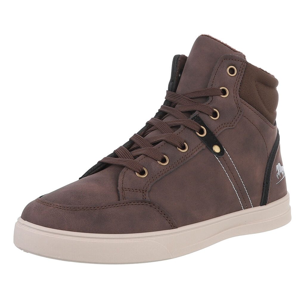 Coolwalk Herren High-Top Freizeit Sneaker (88828876) Flach Sneakers in Brau günstig online kaufen