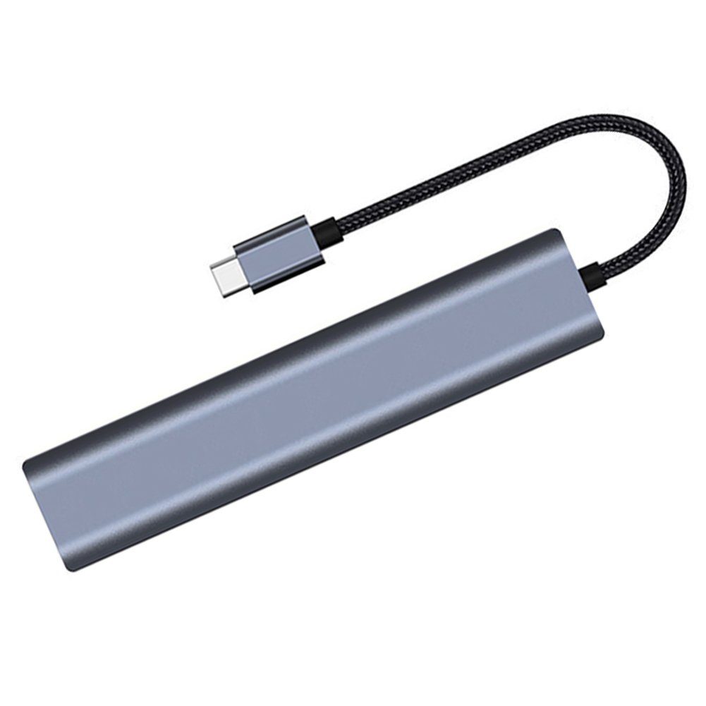 Bolwins Q18C 7in1 Adapter USB-C zu Hub USB 3.0, USB-C PD, HDMI SD microSD RJ45 Computer-Adapter USB-C Stecker zu HDMI Buchse, USB-A Buchse, USB-C Buchse, RJ45 B – Bild 3 von 5