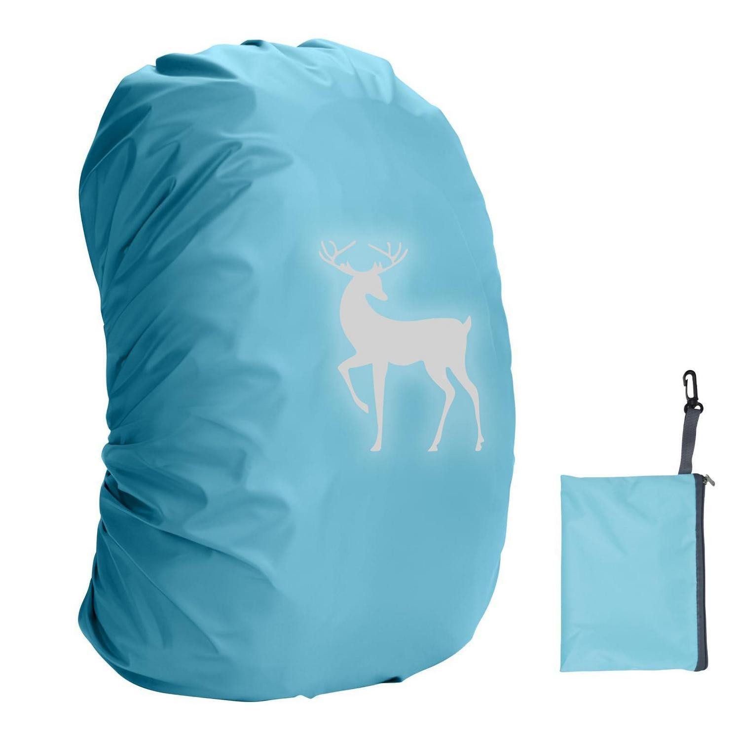 LuxusKollektion Rucksack-Regenschutz Regenhülle Rucksack Kinder 25-35L blau (1-St)