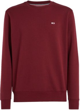 Tommy Jeans Sweatshirt TJM REGULAR FLEECE C NECK mit Markenlogo auf der Brust