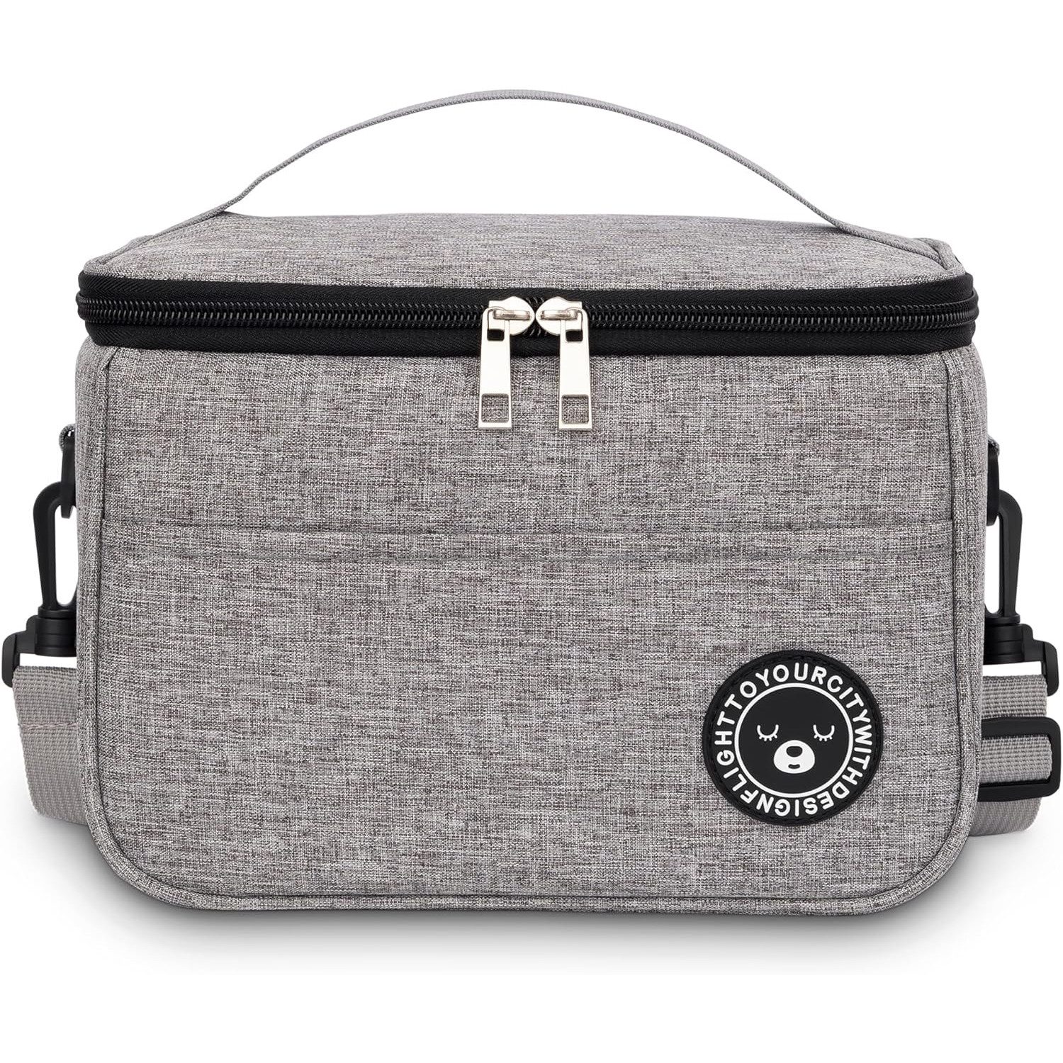 Kühltasche Klein 6.4L, Lunchbox Tasche, Lunchtasche Isoliert, Faltbar Tragbar