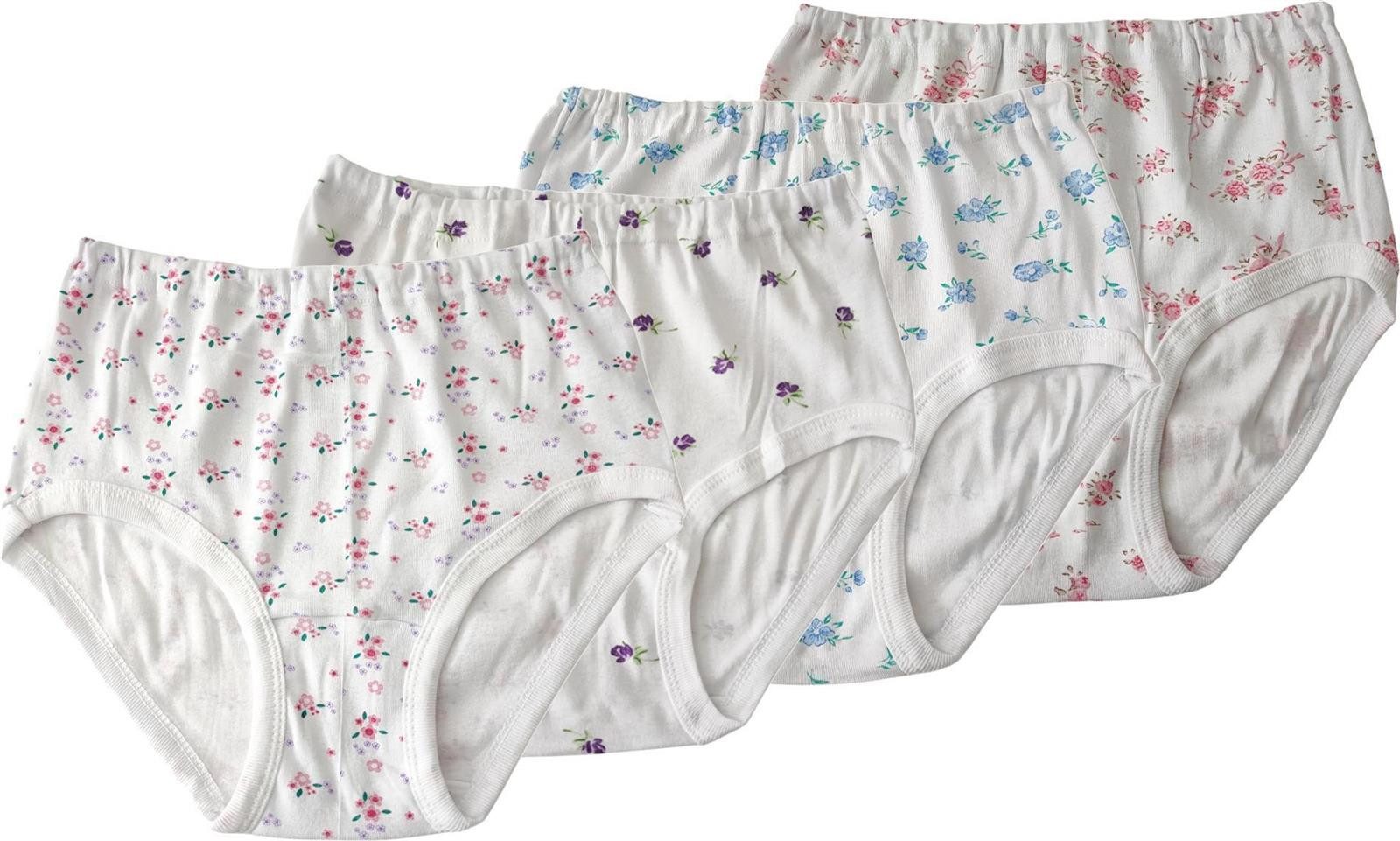 EloModa Taillenslip 4x Damen Slips Unterhosen Unterwäsche Baumwolle, (4-St) günstig online kaufen