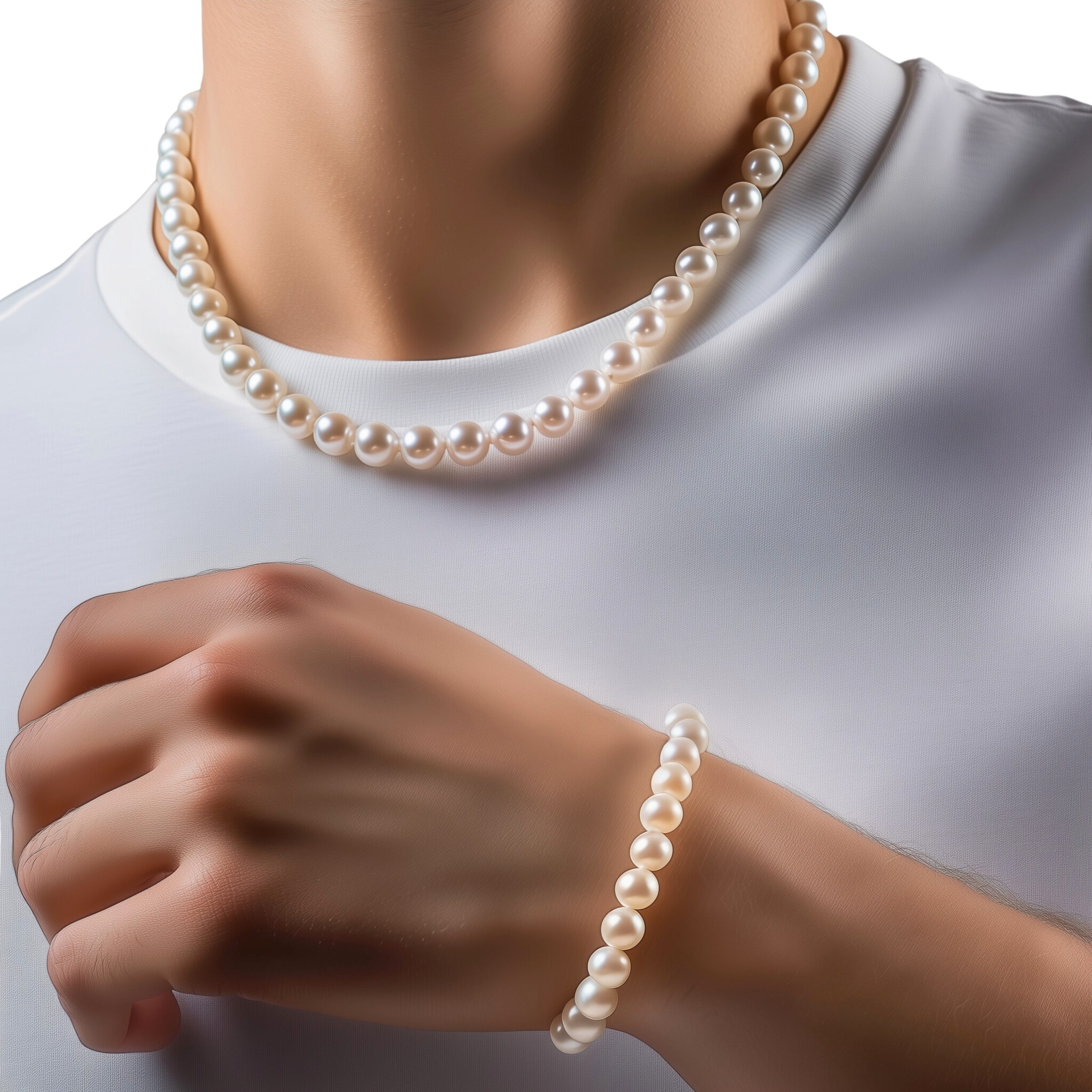 salazar.plus Perlenketten-Set Perlenkette + Perlenarmband Set günstig online kaufen