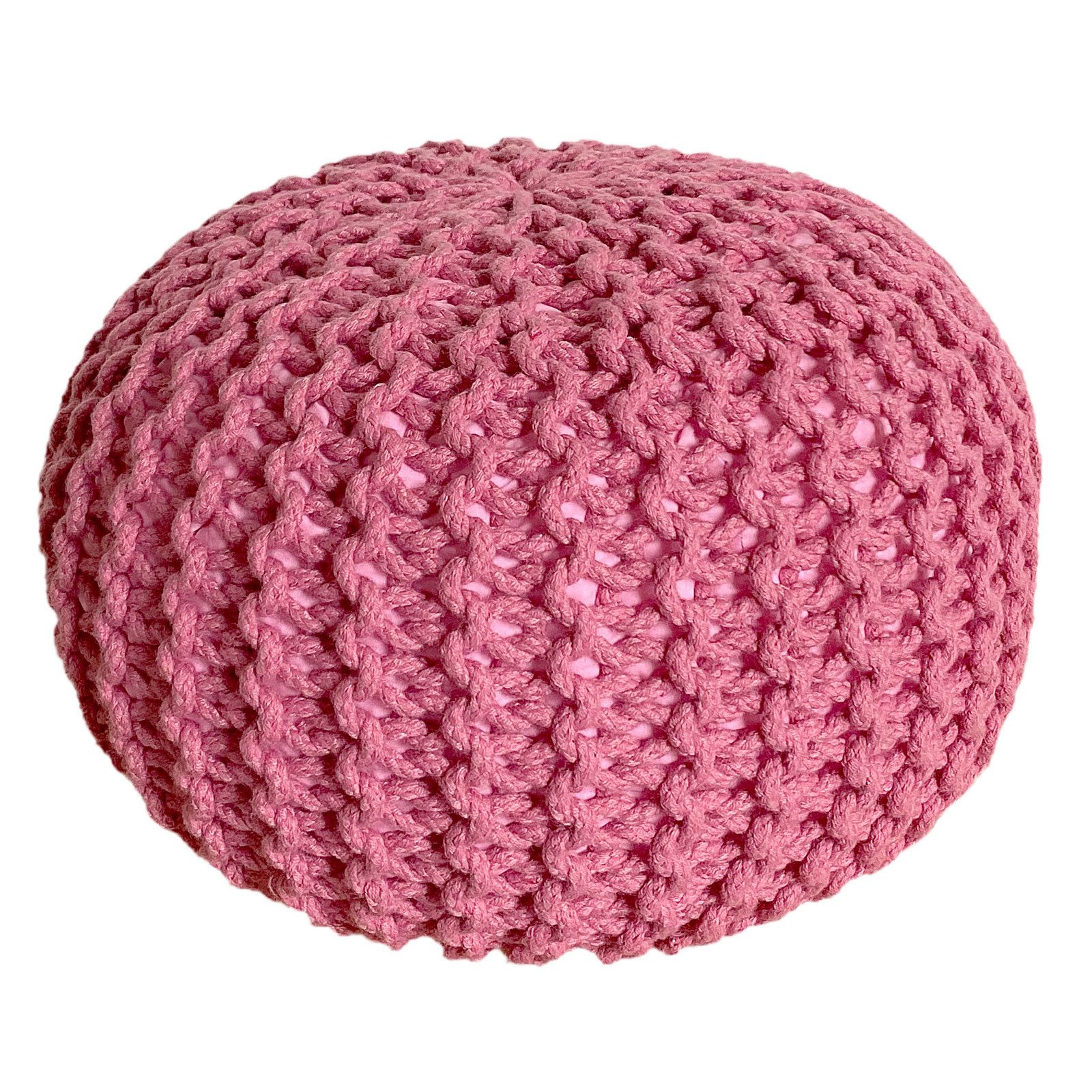 Amagohome Sitzhocker Strickhocker Pouf Ø45 o. günstig online kaufen