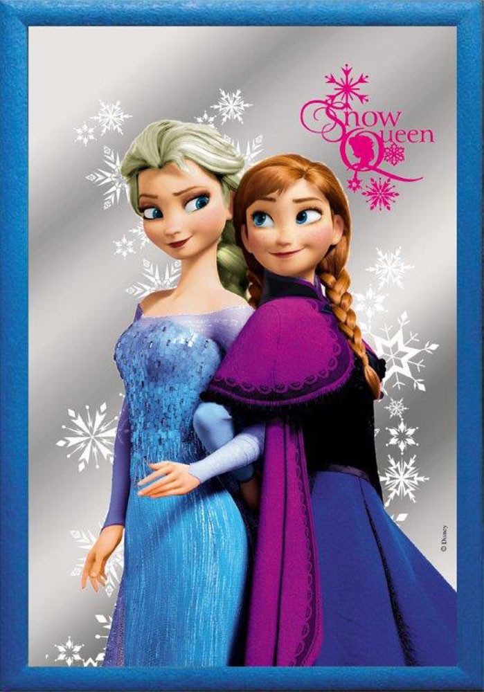 Dekospiegel KS92 Frozen - Snow Queen Anna & Elsa - Bedruckter Зеркало