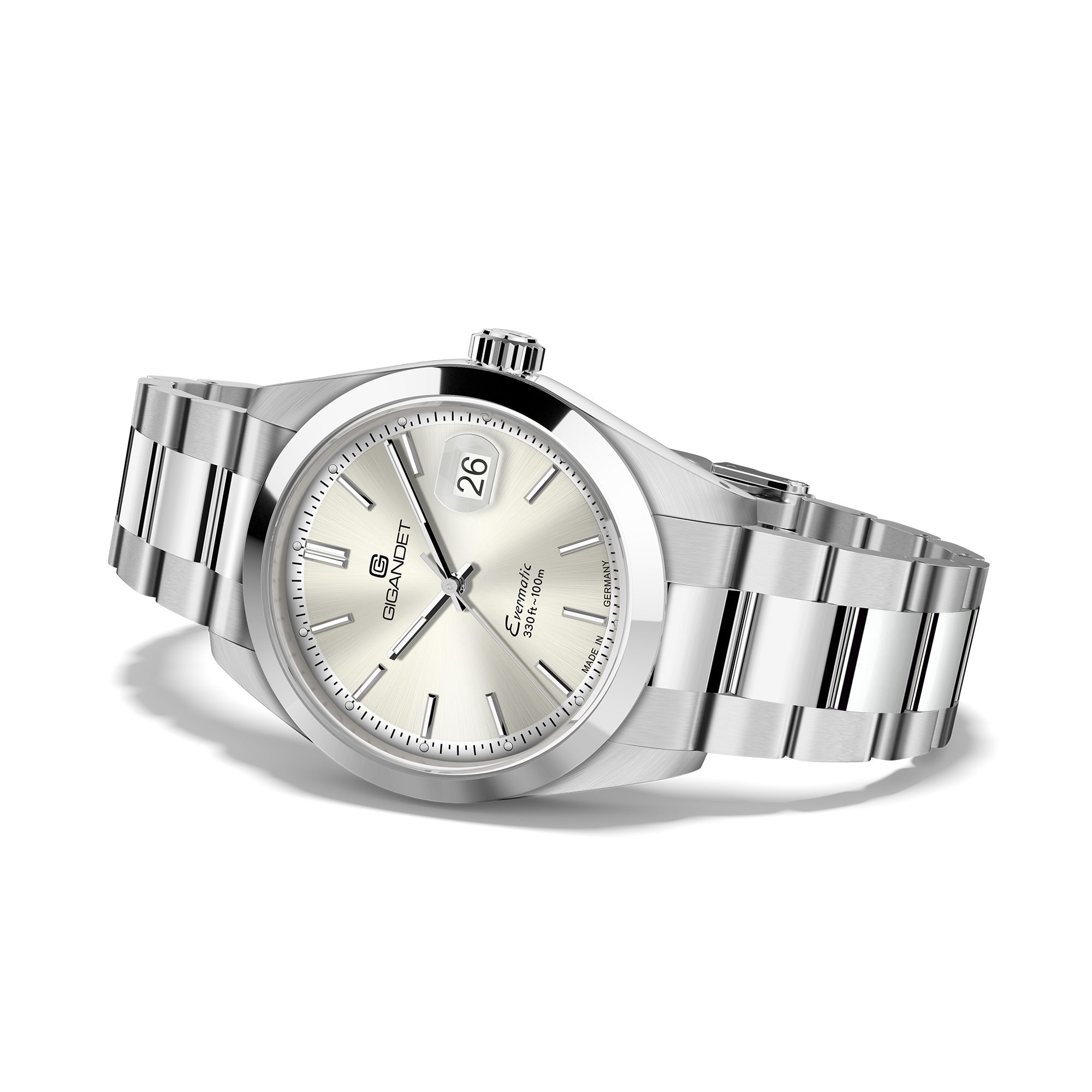 Gigandet Automatikuhr EVERMATIC G200-001M, Made in Germany, Saphirglas, Swiss Super-LumiNova, verschraubtes Band – Bild 4 von 5