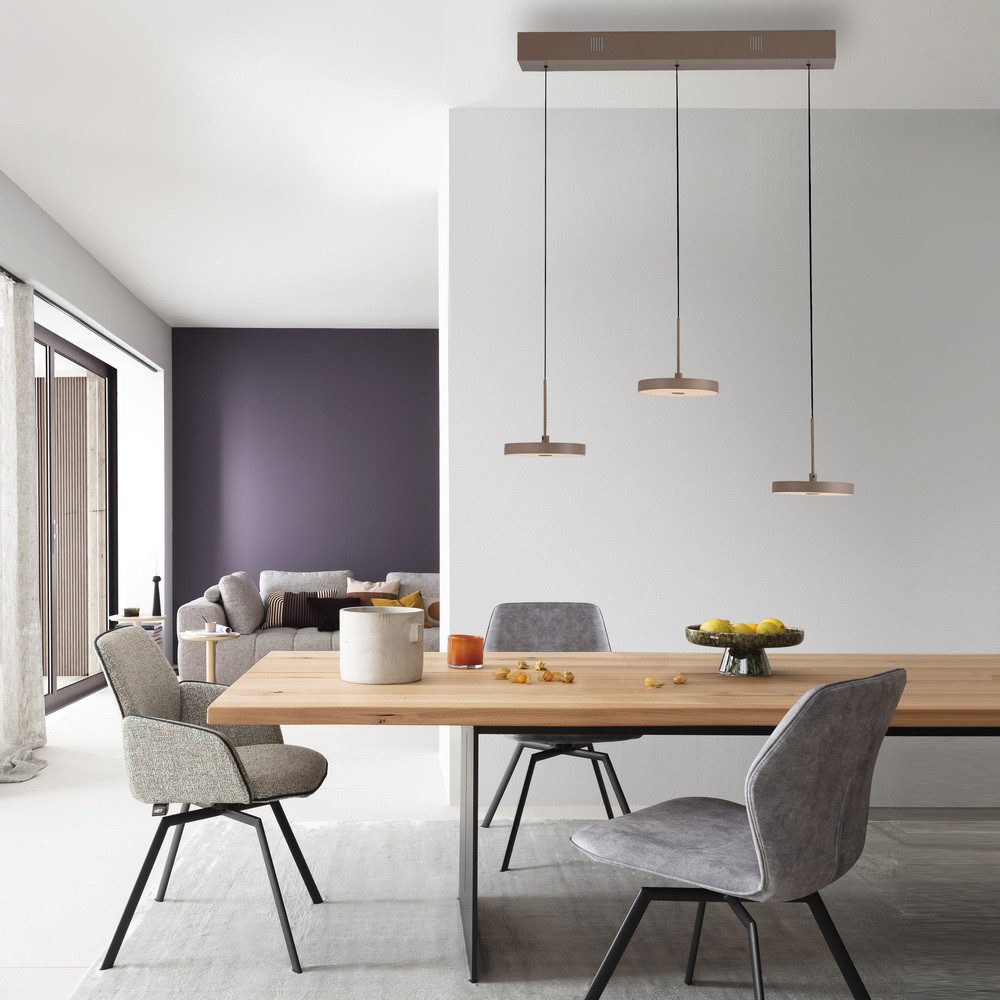 JUST LIGHT LED Pendelleuchte LED Pendellampe Plata, Dimmbar, 3x LED Board 6 günstig online kaufen