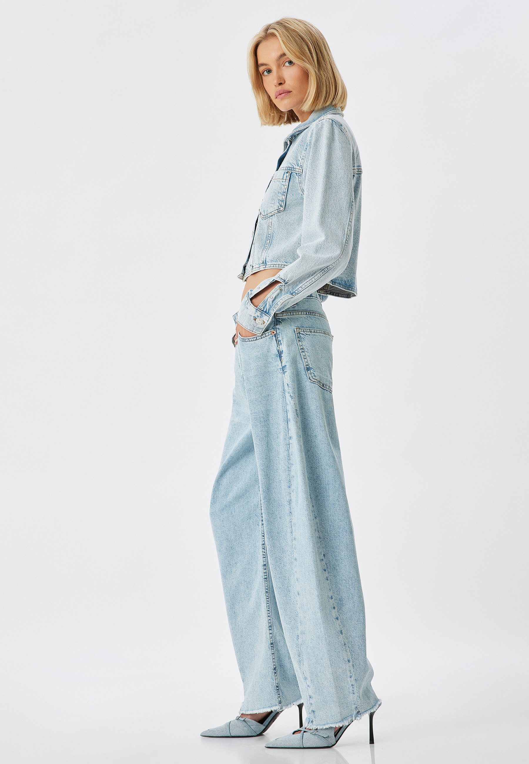 Koton High-waist-Jeans Hohe Leibhöhe Luftballon Form günstig online kaufen