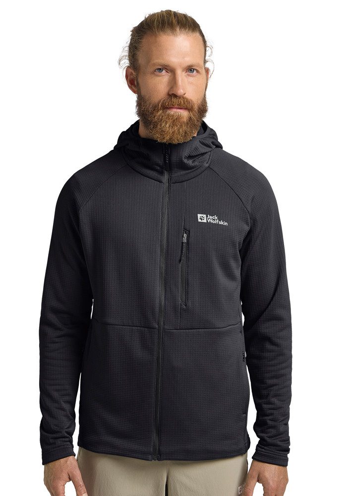 Jack Wolfskin Fleecejacke KOLBENBERG HOODED FZ M günstig online kaufen