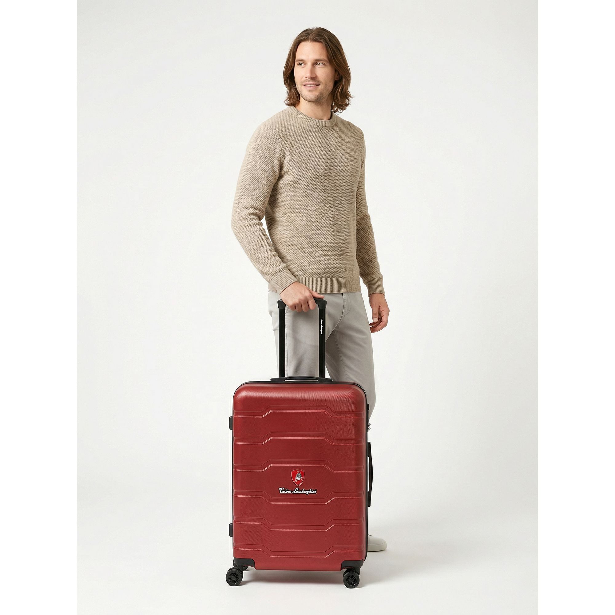 Tonino Lamborghini Hartschalen-Trolley Bologna, 4 Rollen, ABS