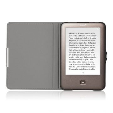 kwmobile E-Reader-Hülle Hülle für Tolino Shine (2013), Kunstleder eReader Schutzhülle - Flip Cover Case