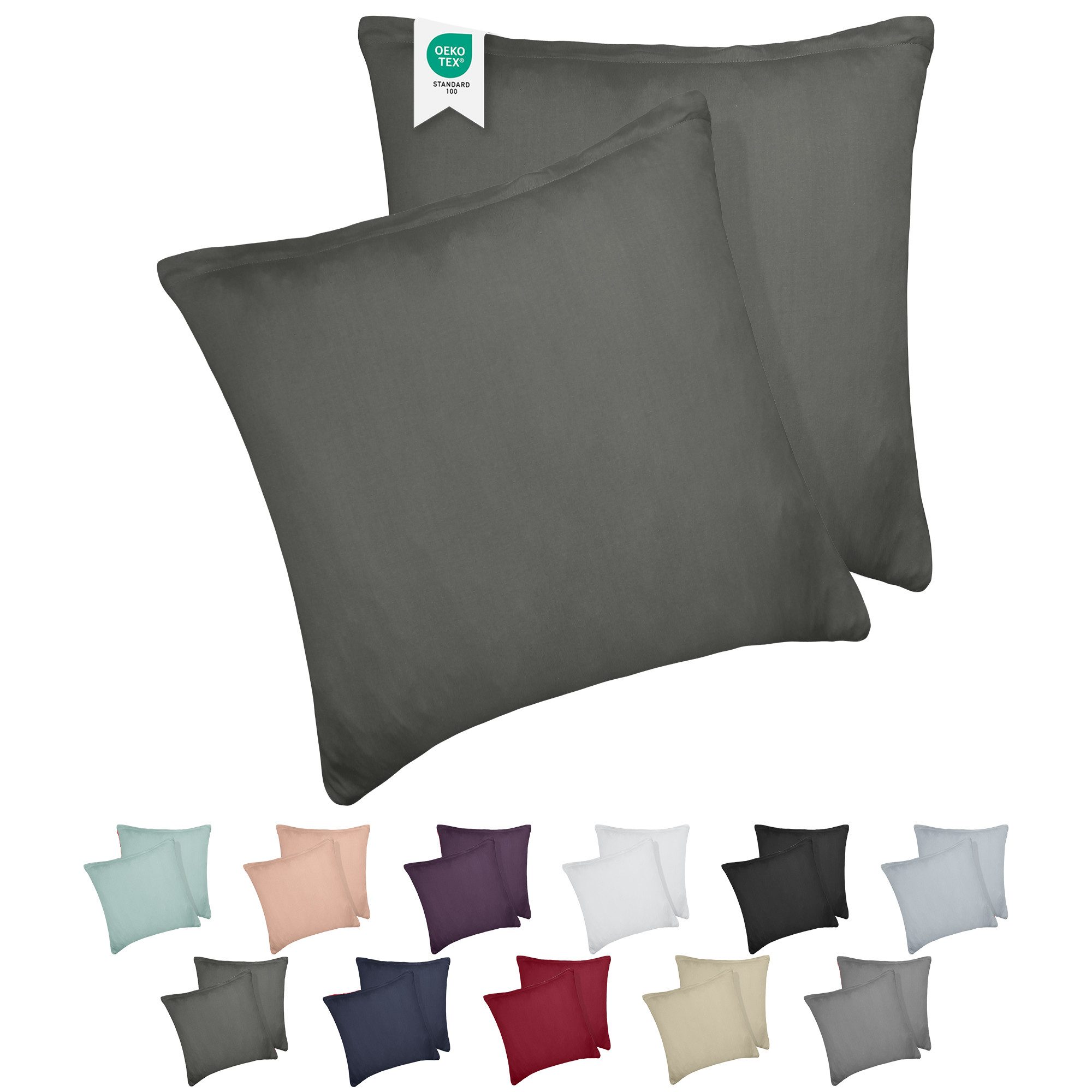 BARBONS Kissenbezug 100% Baumwolle Kissenbezug, weiche Kopfkissenbezug, Kis günstig online kaufen