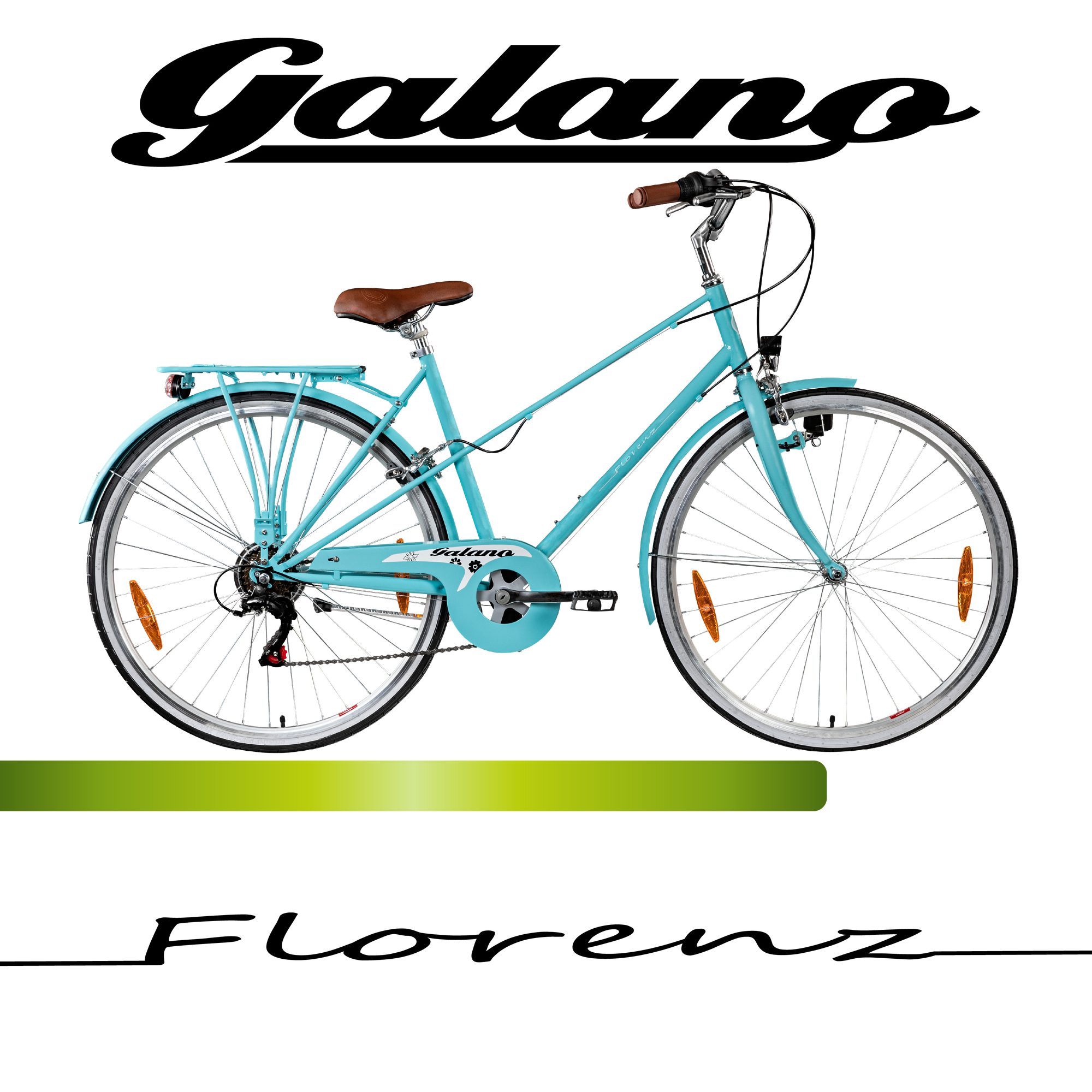Galano Cityrad Florenz, 6 Gang, Kettenschaltung, Galano Florenz 28 Zoll 155-185cm Cityrad 6 Gänge retro Fahrrad V-Brake