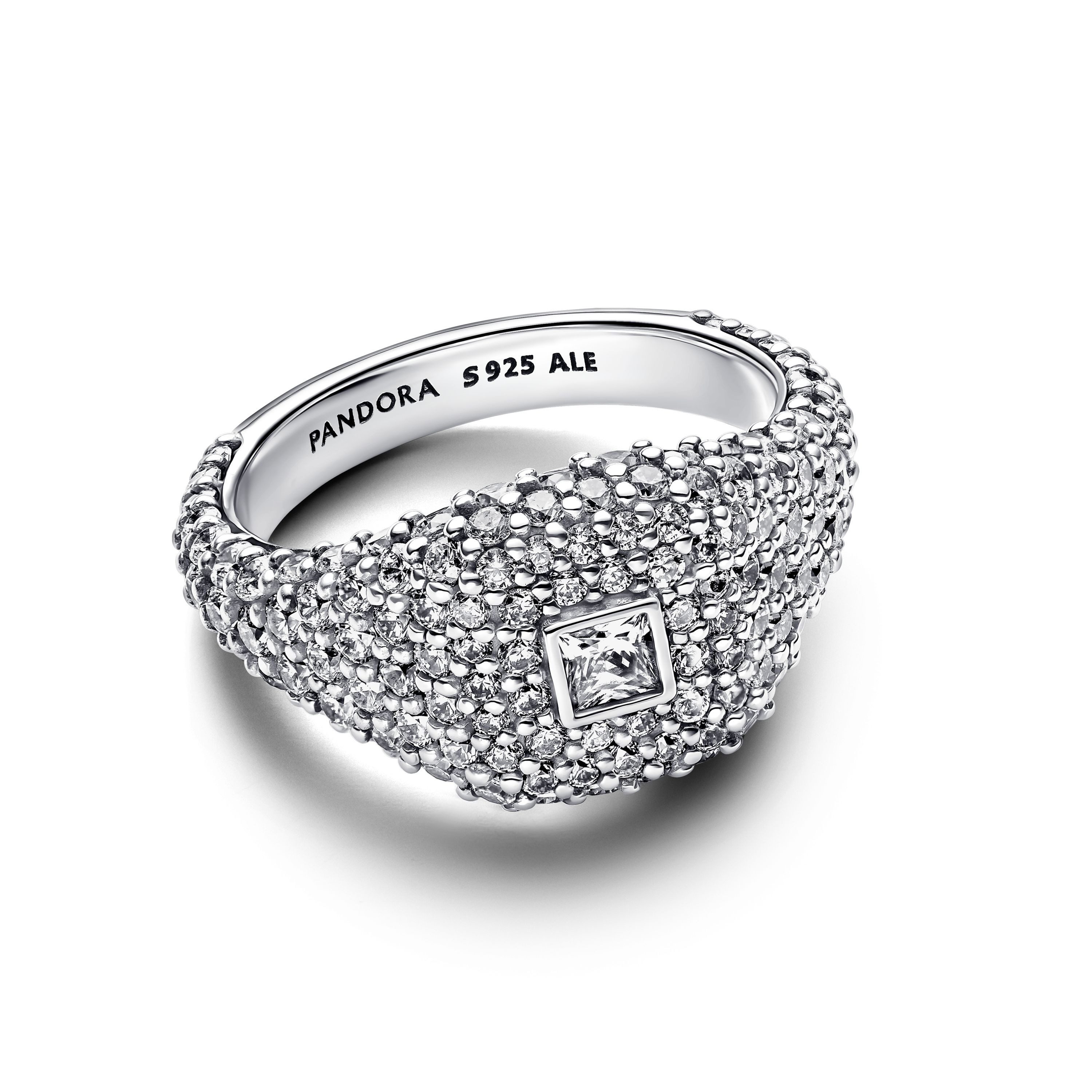 Pandora Silberring Pandora Pavé Cocktail-Ring 193556C01-54 günstig online kaufen