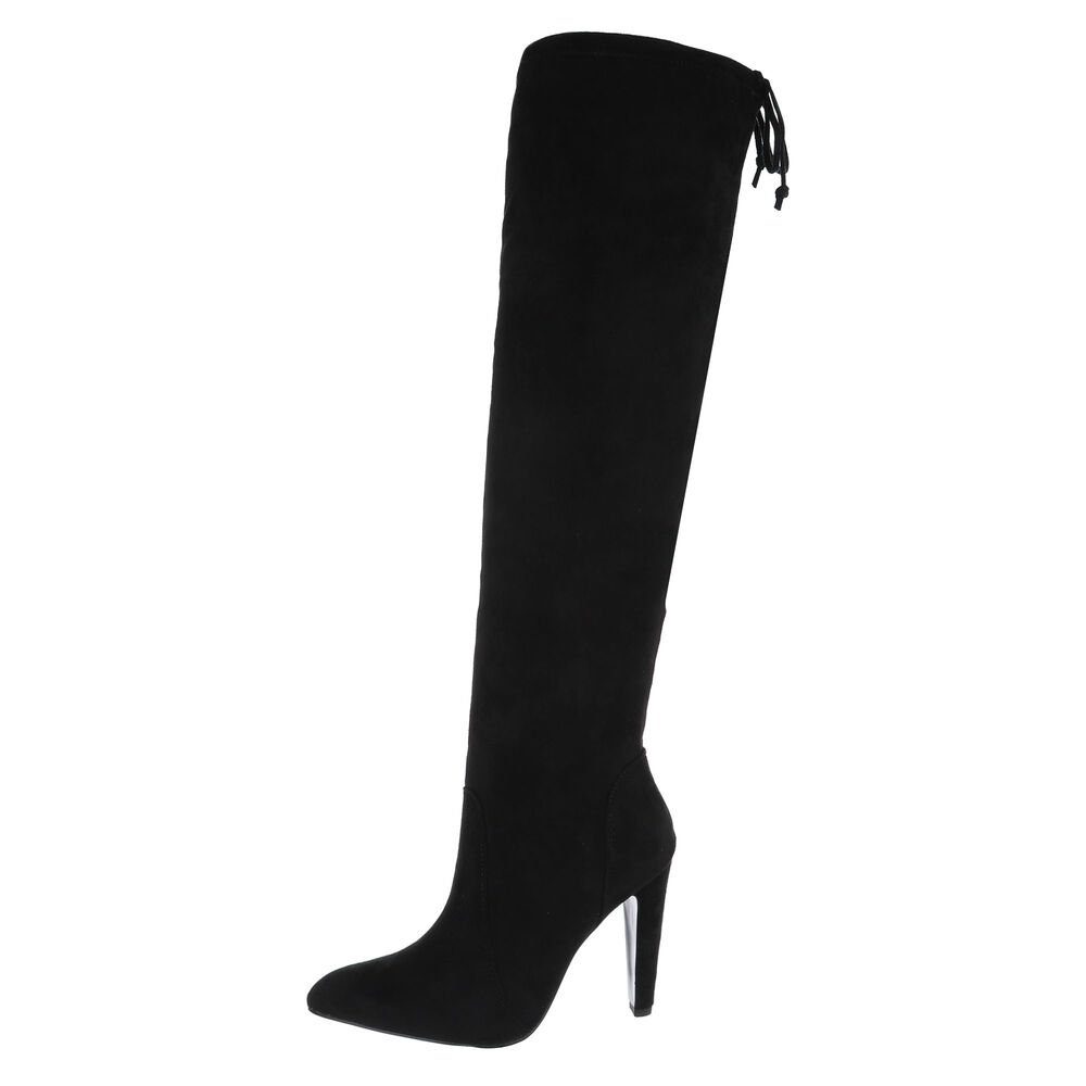 Ital-Design Damen Party & Clubwear Overkneestiefel günstig online kaufen