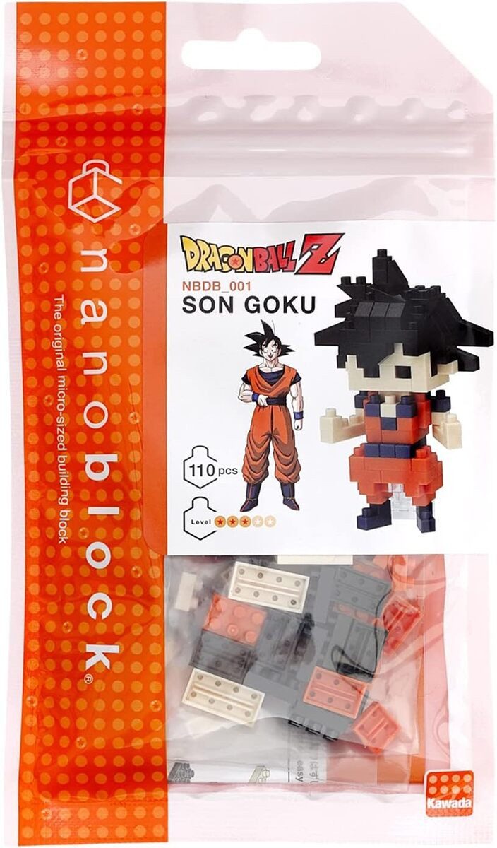 Crunchyroll 3D-Puzzle Nanoblock - Dragonball Z- Goku - 110 Teile, Puzzleteile