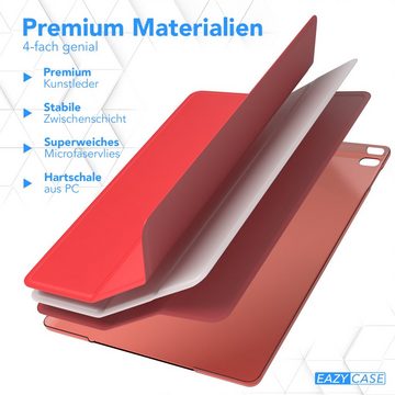 EAZY CASE Tablet-Hülle Smart Case für iPad 5./6. Generation & Air 1/Air 2 9,7 Zoll, Tablettasche Etui Bookcase Flipcover stoßfest Slim Schutztasche Rot