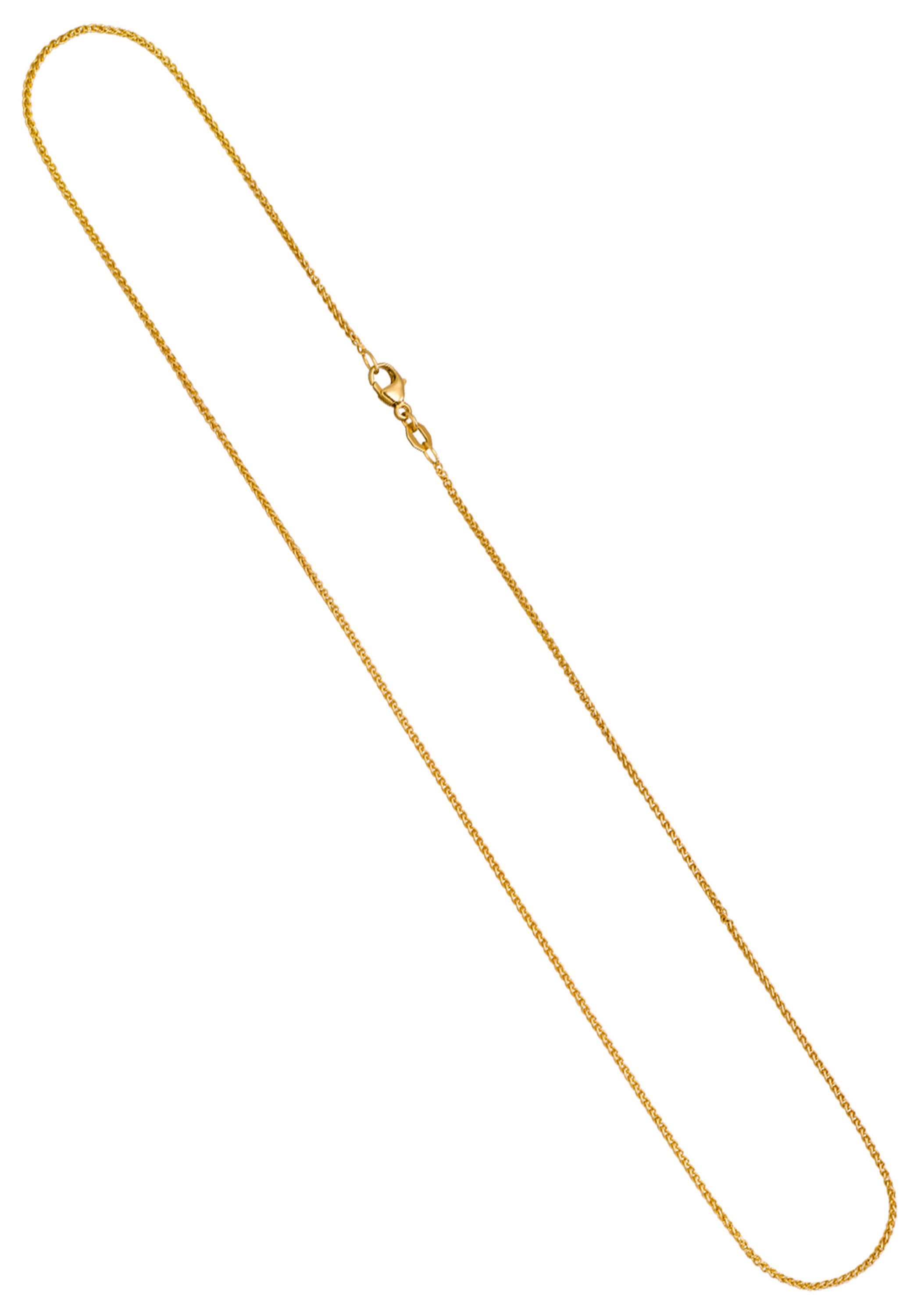 JOBO Kette ohne Anhänger Zopfkette, 750...
