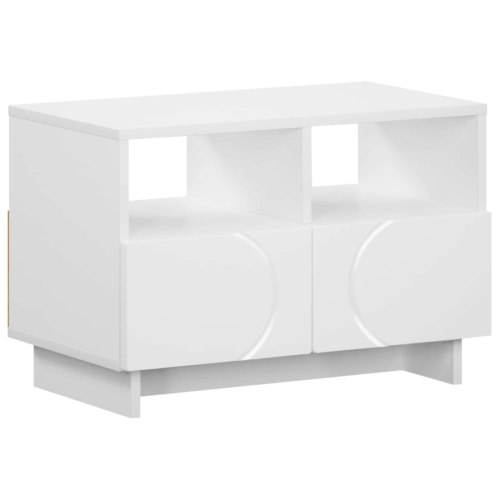 vidaXL TV-Schrank TV-Ständer 60 x 34,5 x 40 cm Weiß Holzwerkstoff (1-St)