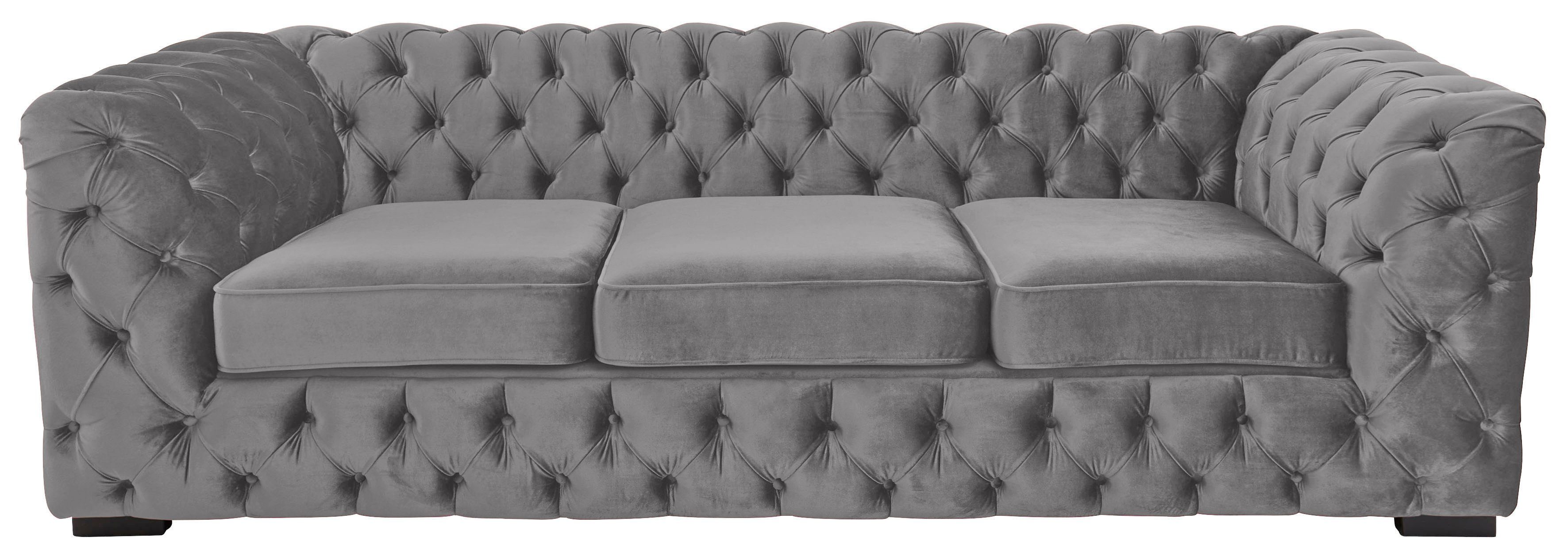 Guido Maria Kretschmer Home&Living Chesterfield-Sofa Kalina, klassische Chesterfield-Knopfheftung, sehr hochwertige Verarbeitung