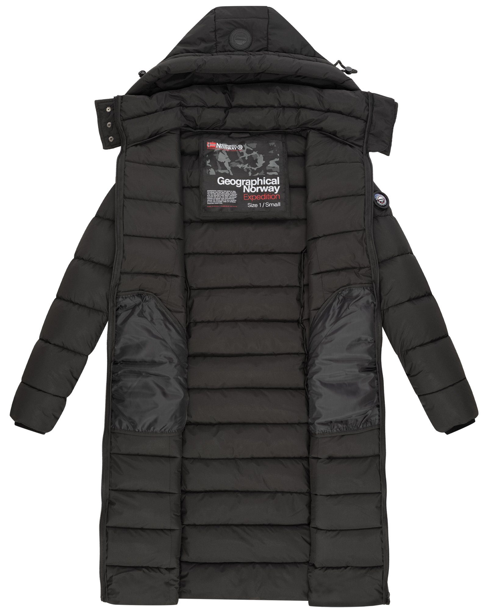 Geographical Norway Steppjacke Damen Winter Jacke Mantel Parka Steppjacke Steppmantel Wintermantel
