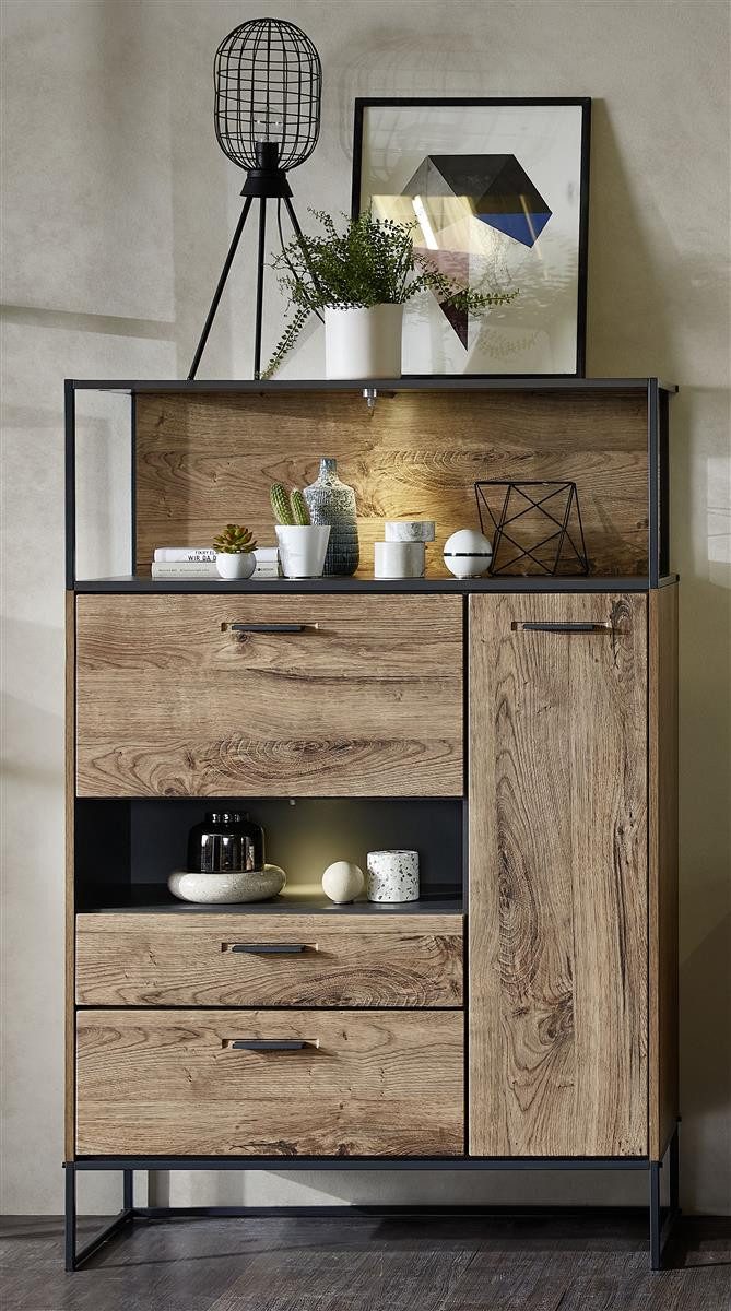 WOHN CONCEPT Premium Möbel Kommode 99 x 151 x 38 cm (B/H/T)