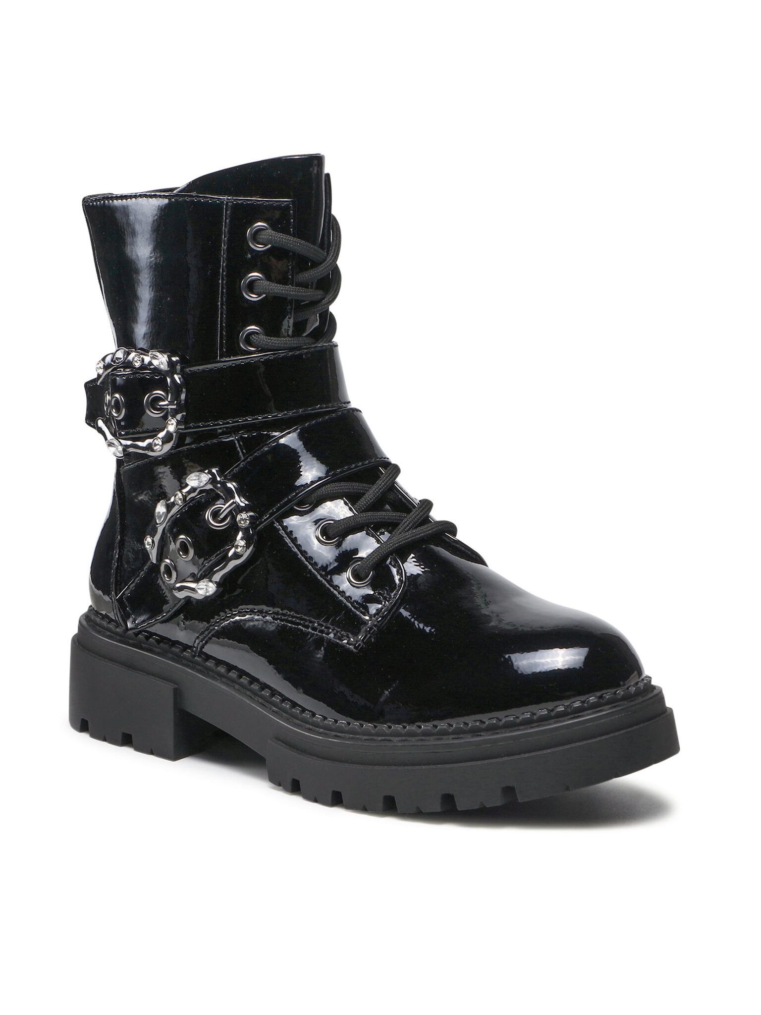 Schnürstiefeletten WS5579-30 Black Schnürstiefel