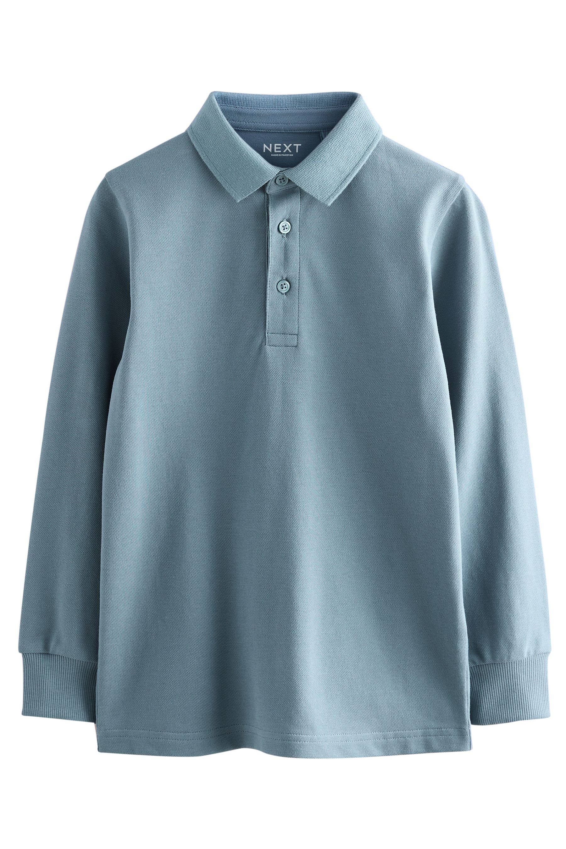 Langarm-Poloshirt Langärmeliges Polo-Shirt