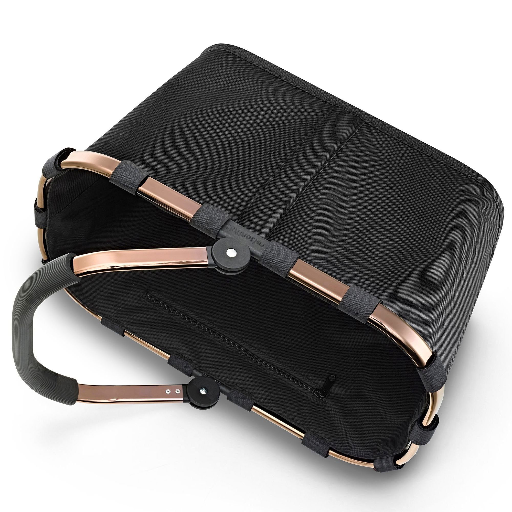 black REISENTHEL® Shopper frame bronze Carrybag, PET