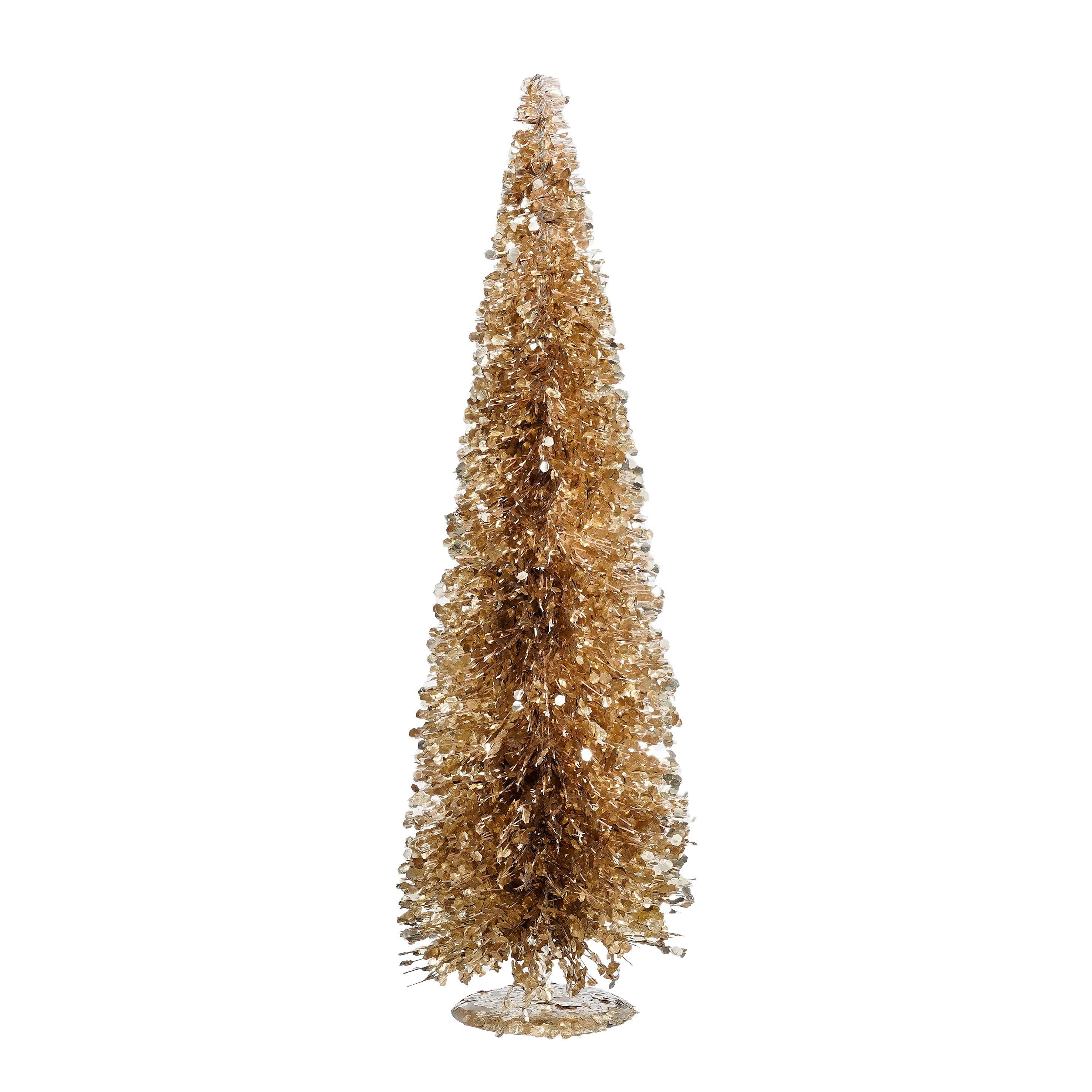 Mica Decorations Mica Decorations Dekoration Baum champagner - h60xd19cm
