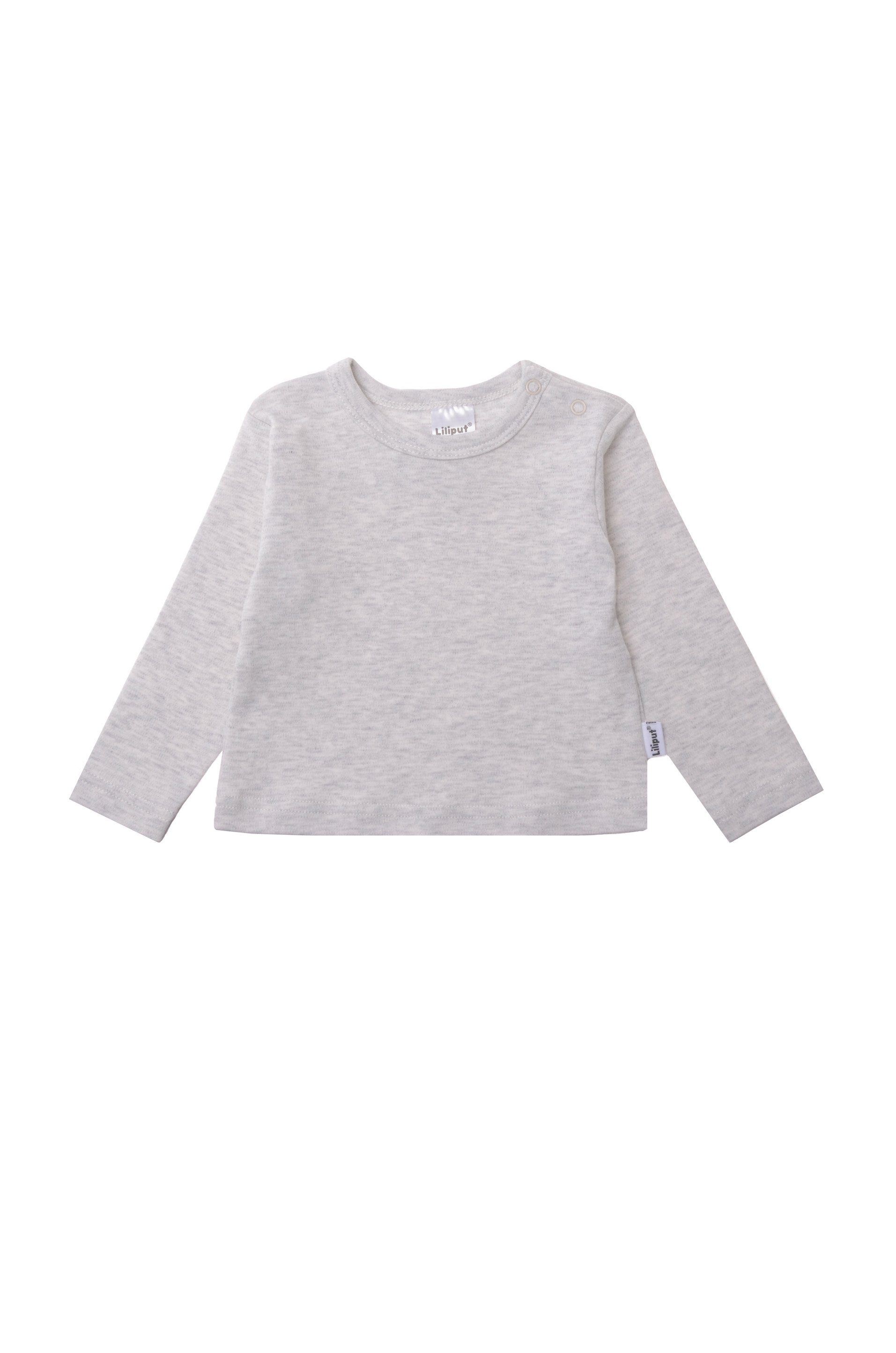 Liliput Langarmshirt grau melange mit praktischen günstig online kaufen