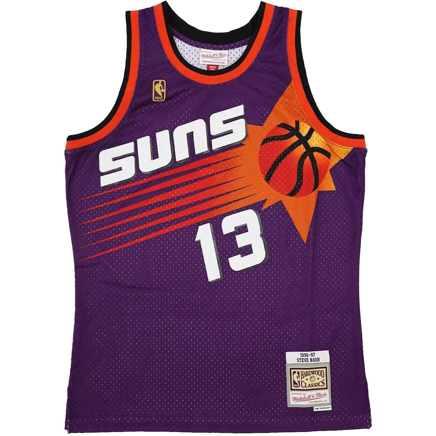 Mitchell & Ness Basketballtrikot Swingman Jersey Phoenix Suns 199697 Steve Nash
