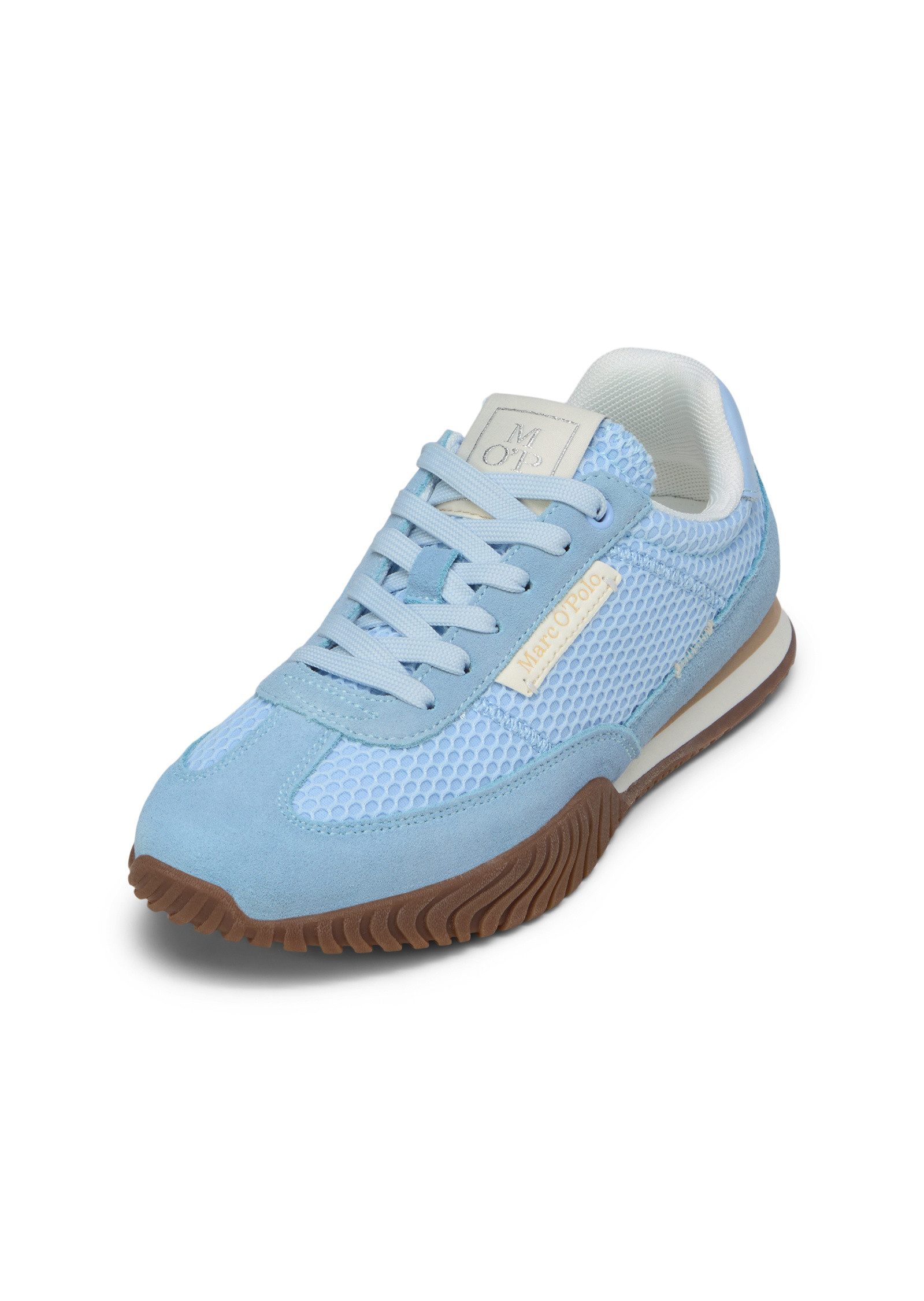 aus Leder und Polyester Sneaker