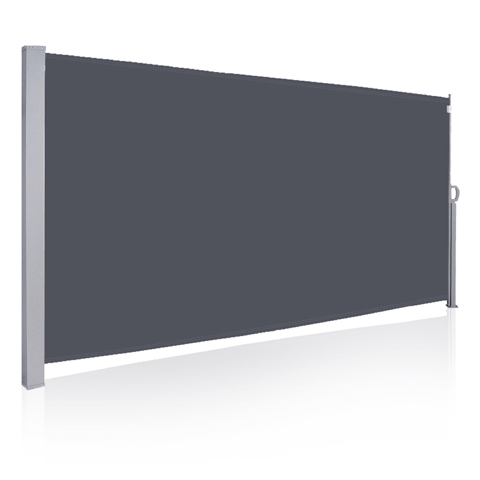 Clanmacy Seitenmarkise Sichtschutz Seitenmarkise Ausziehbar Aluminium Sonne günstig online kaufen