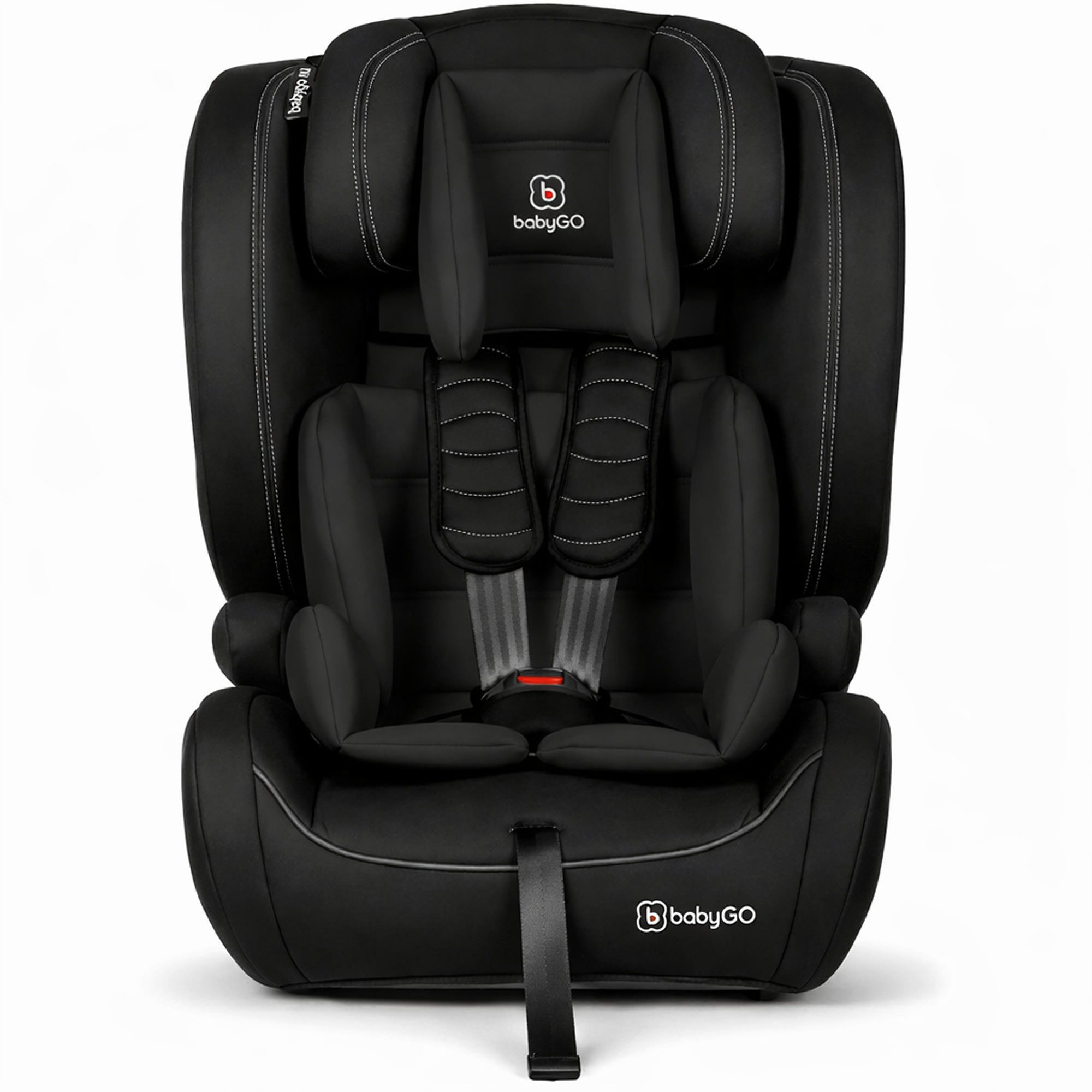 BabyGo Autokindersitz FreeMove Isize, ab: ab 9 Monaten, bis: 15 Jahren, ab: 76 cm, bis: 150 cm, Rückenlehne passt sich stufenlos an