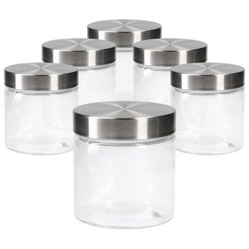 MamboCat Vorratsglas 6er Set Bera Vorratsglas 0.8L, Glas