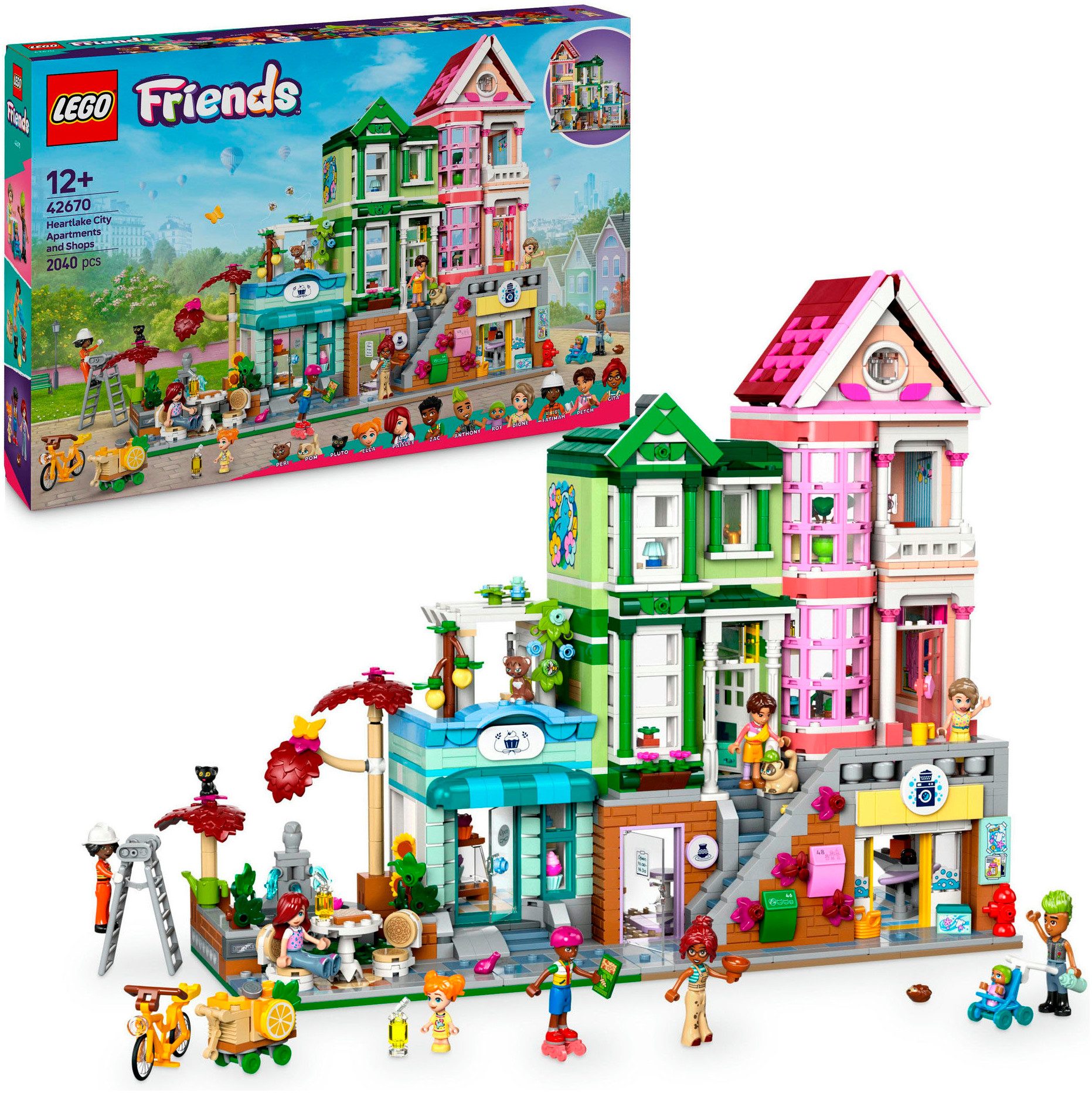 LEGO® Heartlake City Wohn- und Einkaufsstraße (42670), LEGO Friends Konstru günstig online kaufen