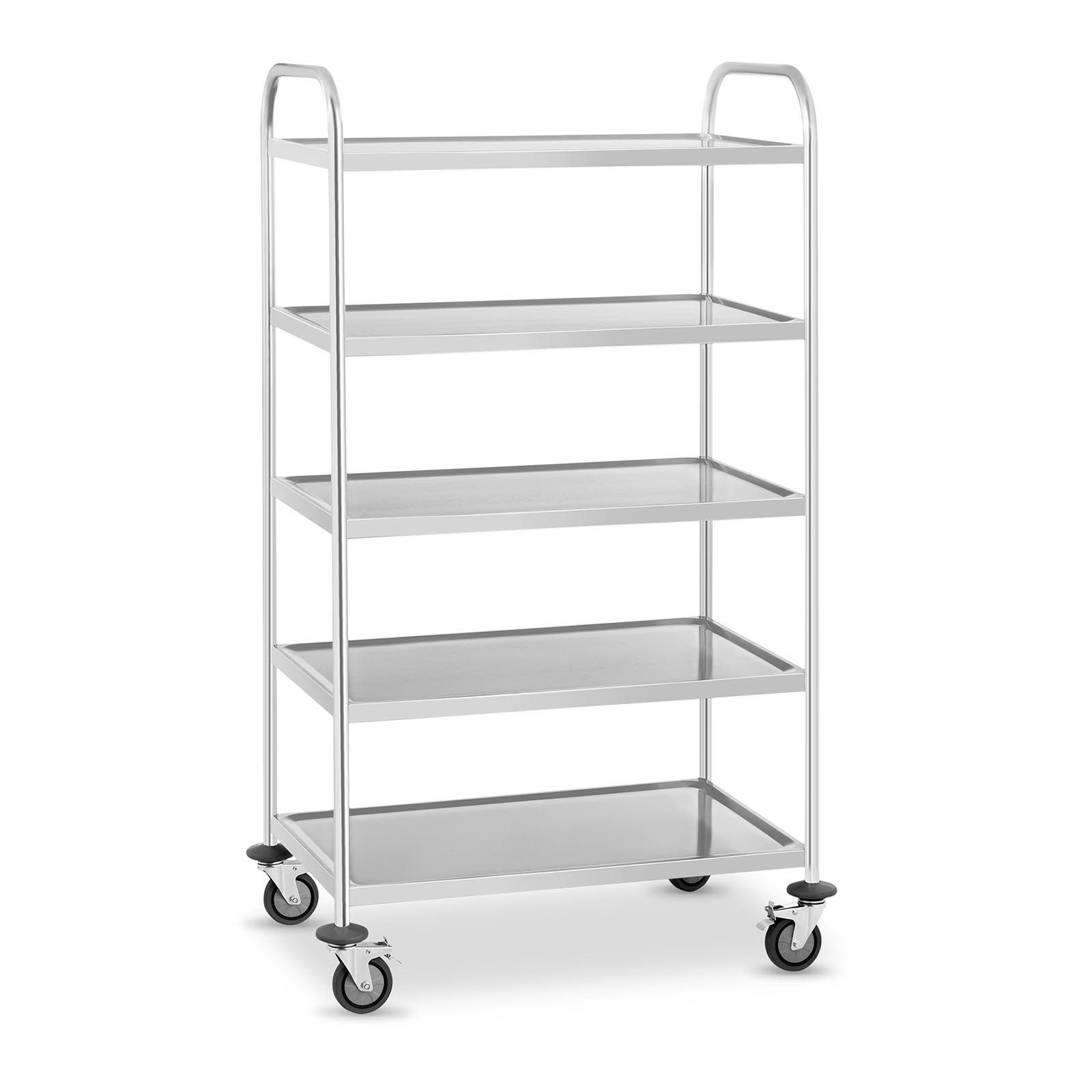 Royal Catering Servierwagen 5 Borde Edelstahl günstig online kaufen